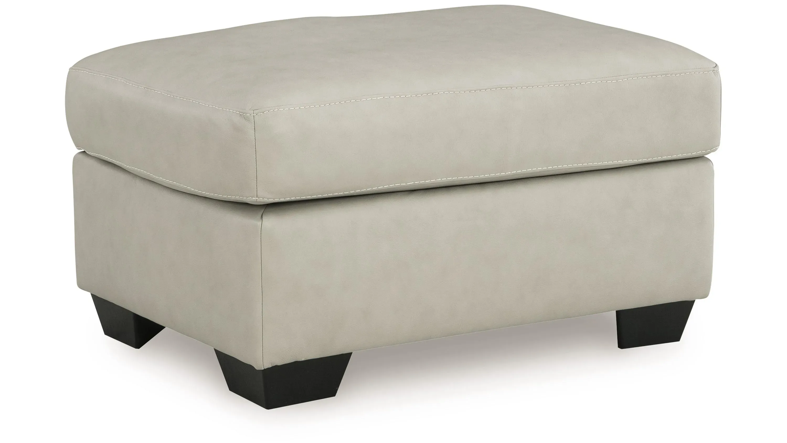 Arvell Leather Ottoman | Raymour & Flanigan