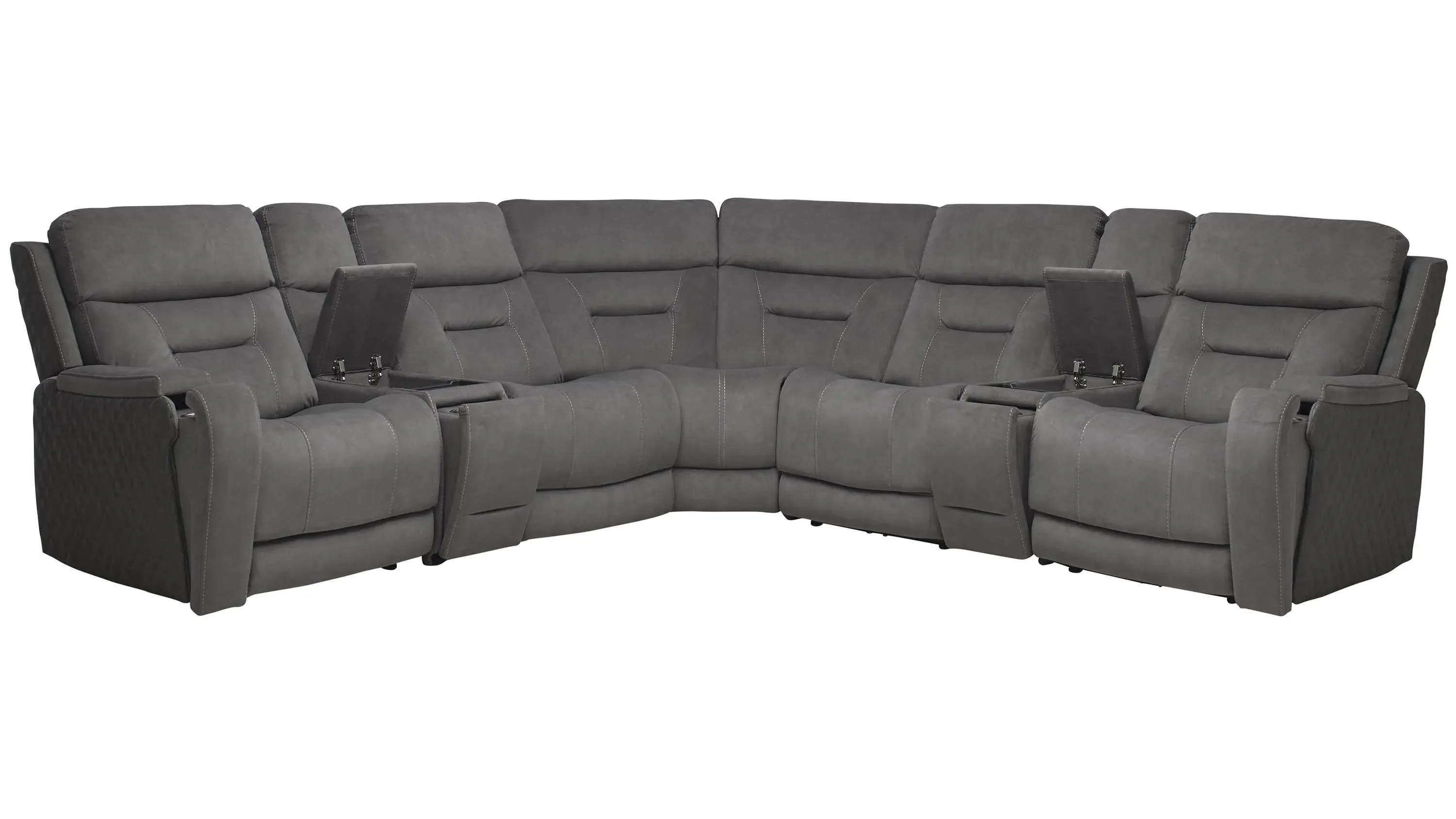Irving 7-pc. Triple Power Sectional | Raymour & Flanigan