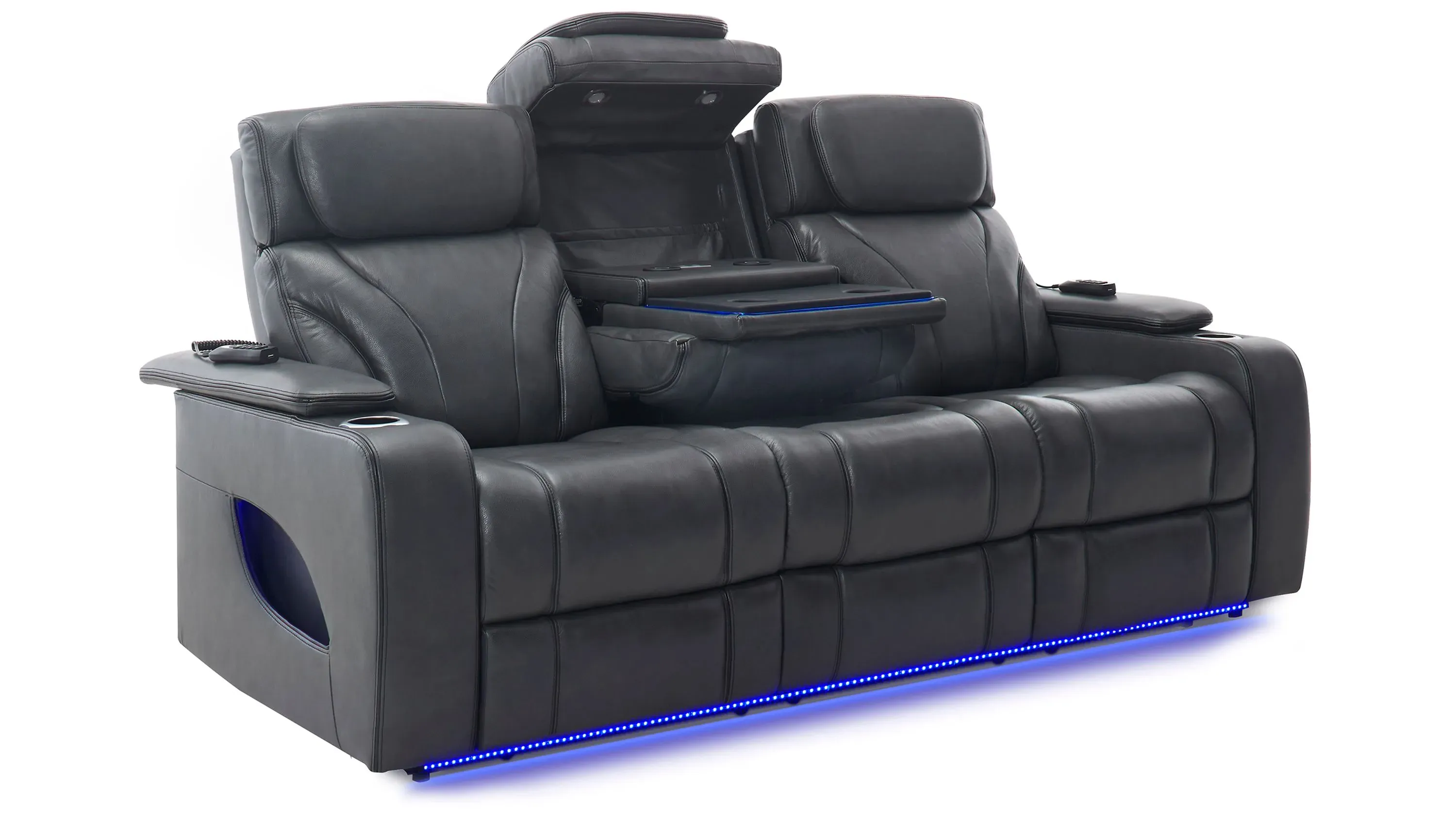 Avis Zero Gravity Power Sofa w/ Power Headrest, Lumbar, Heat and