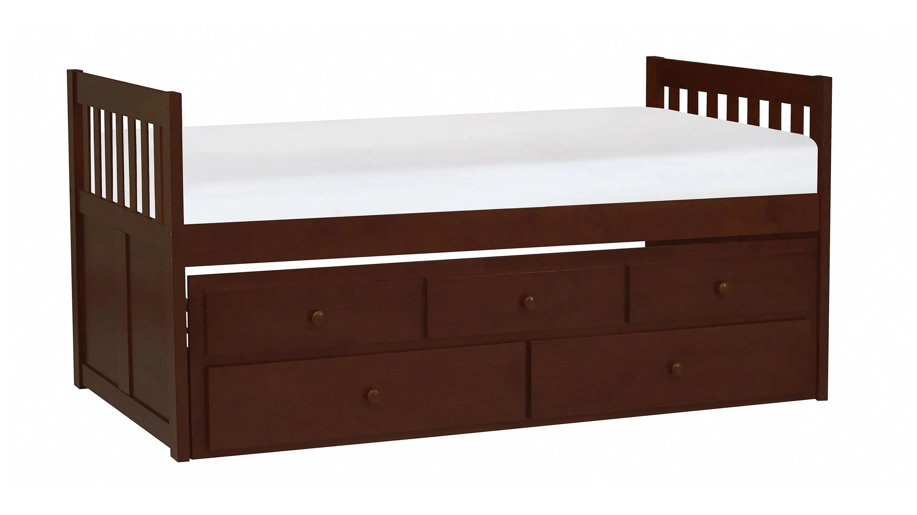 Shannon Captains Storage Trundle Bed