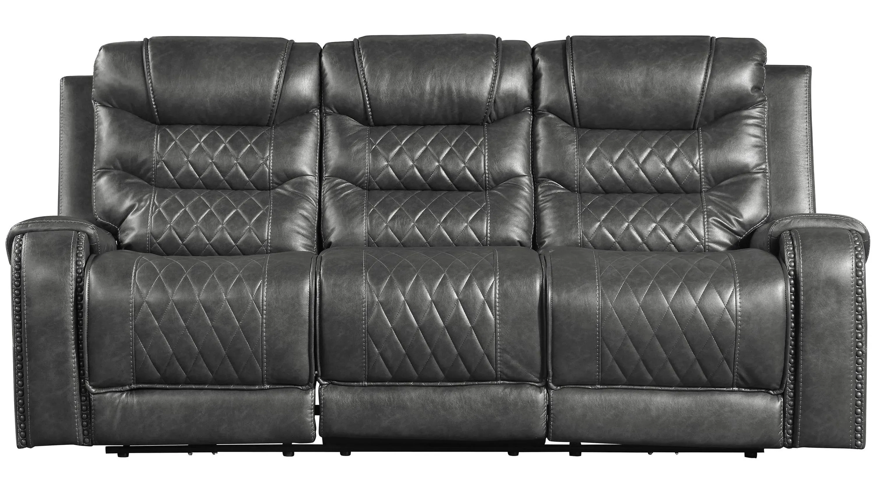 Greenway Double Reclining Sofa w/ Cup Holders and USB Port