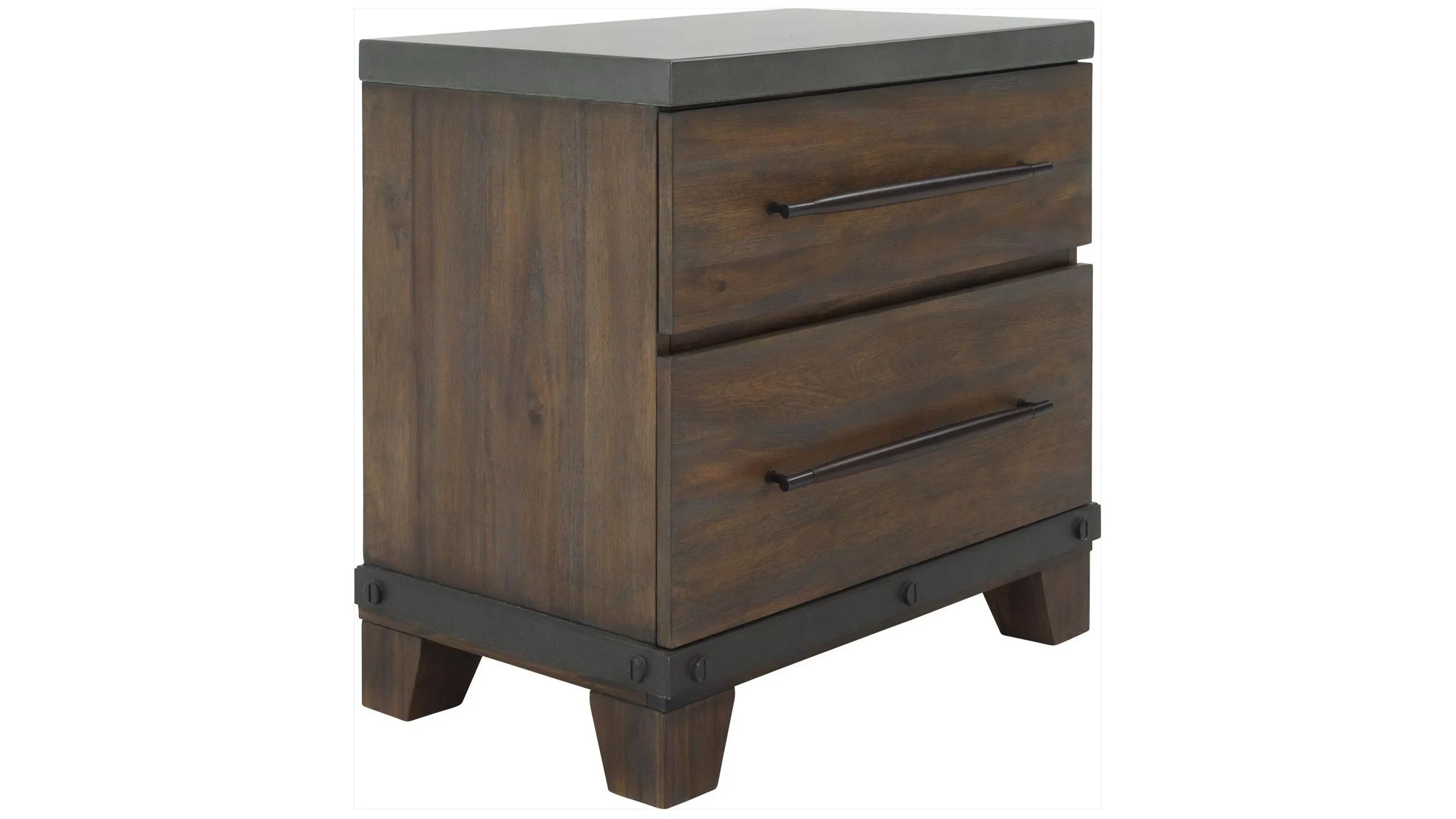 Santa Cruz Nightstand w/ Dual USB Charger