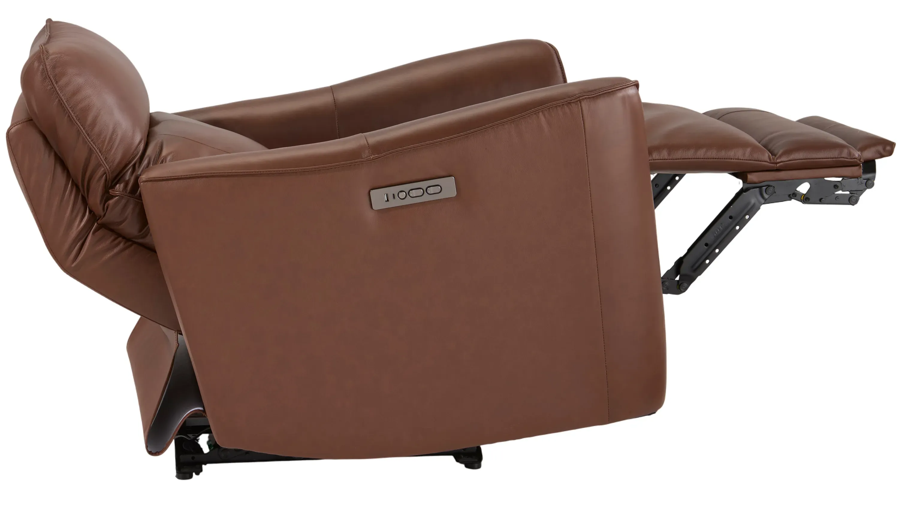 Fritz Zero Gravity Dual Power Leather Recliner | Raymour & Flanigan