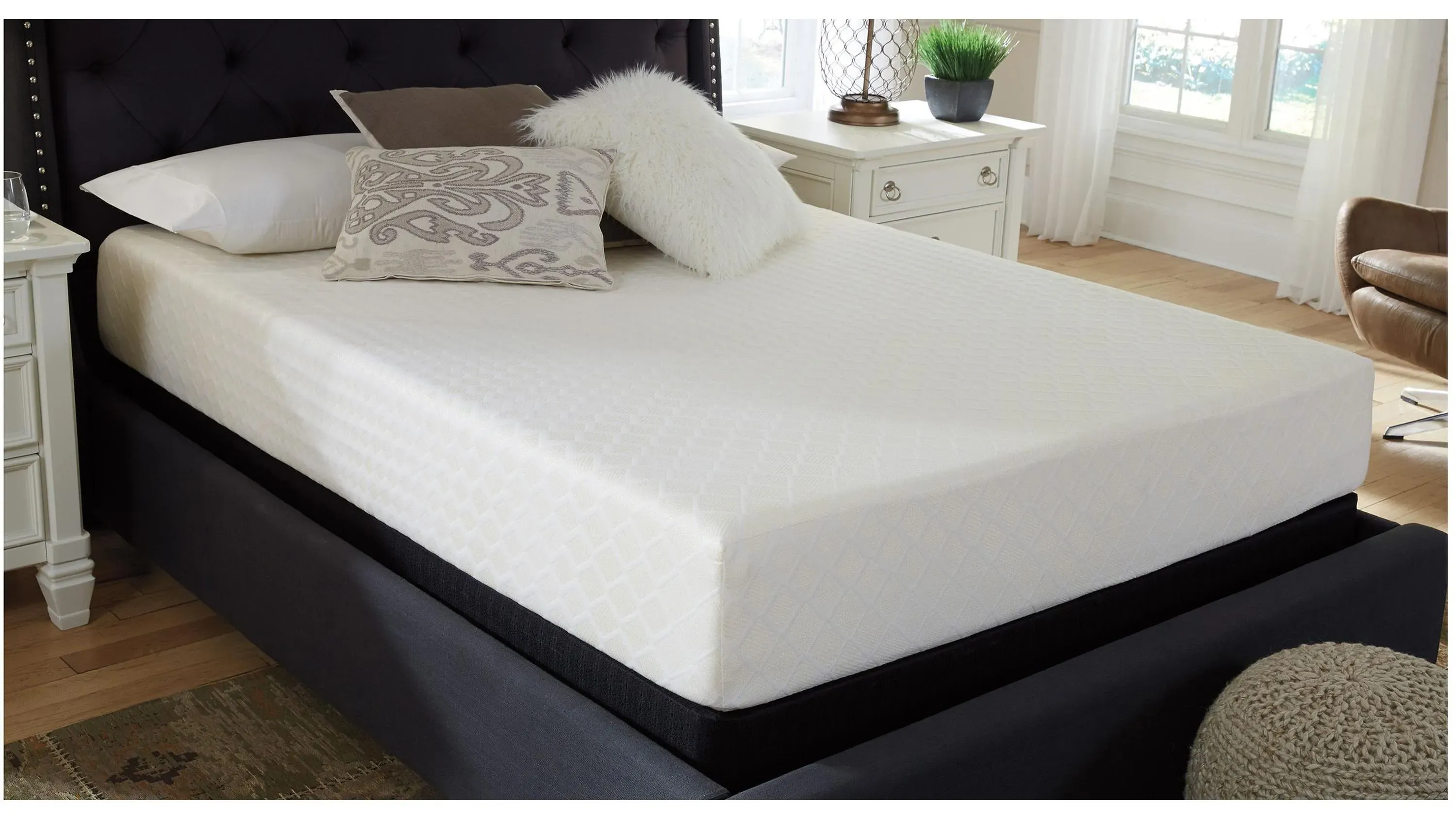 Chime 10 Inch Firm Memory Foam Mattress | Raymour & Flanigan