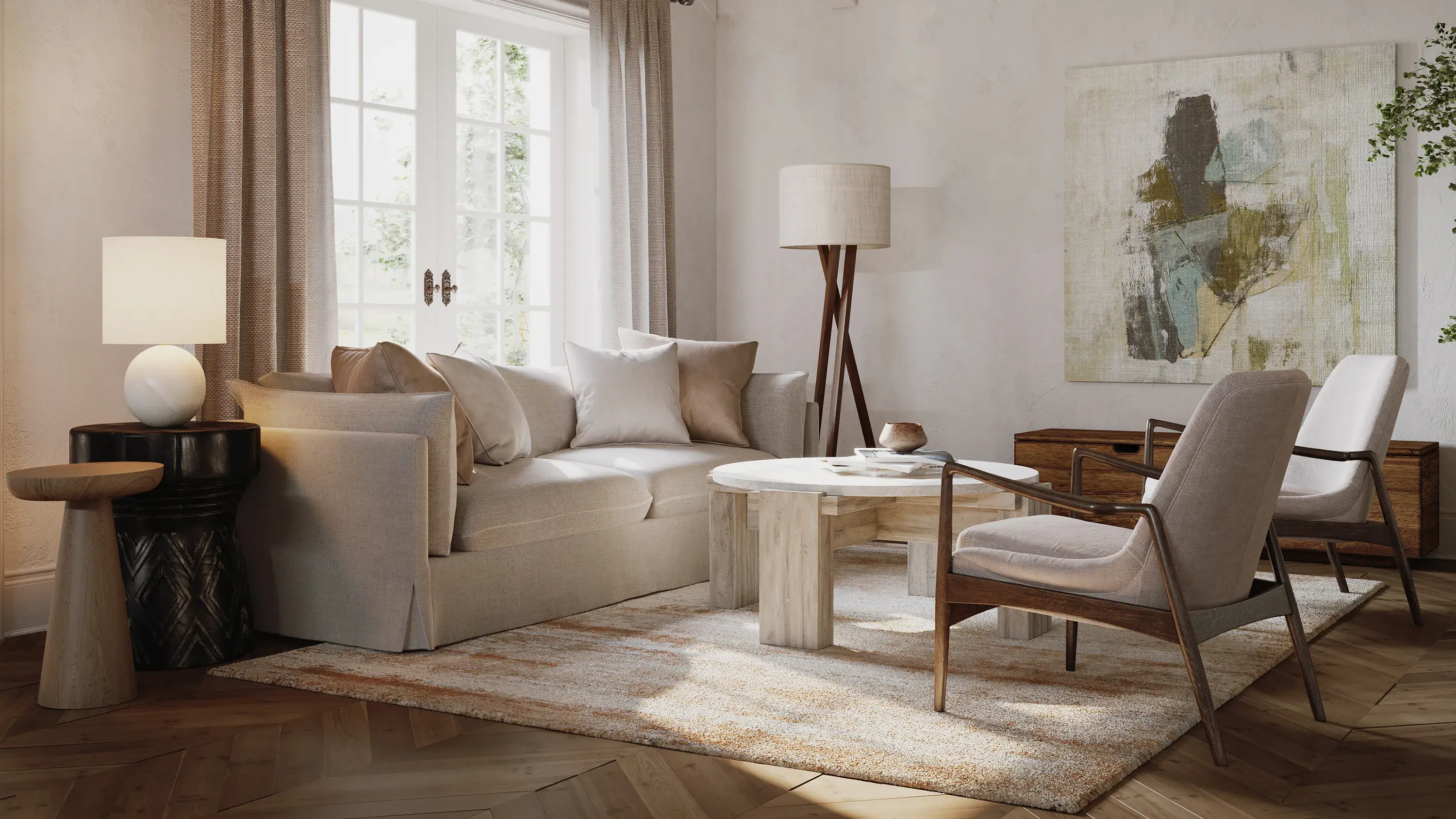 Four Hands Habitat Sofa - Thumbnail 2
