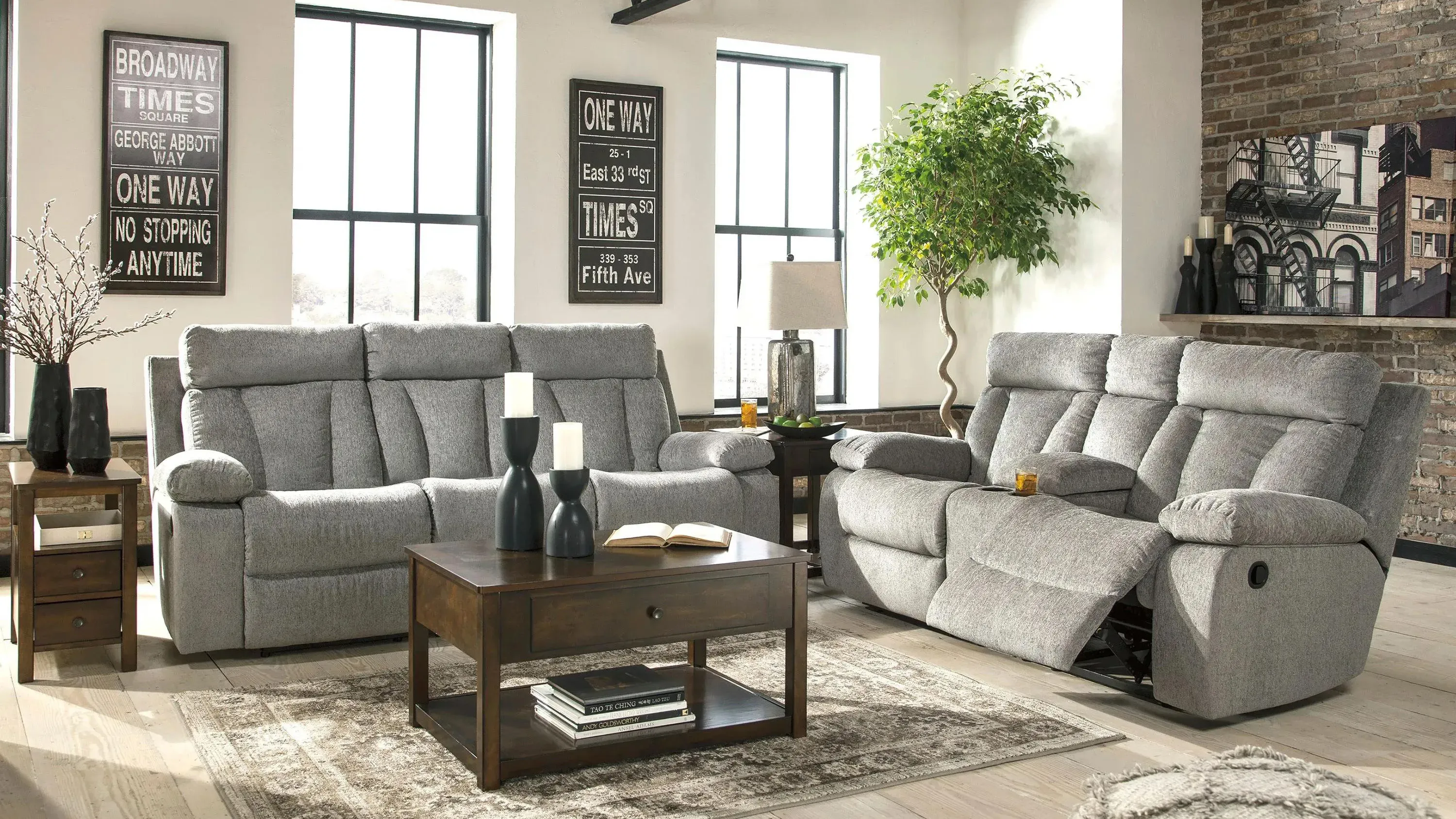 Reclining sofa and loveseat set hotsell