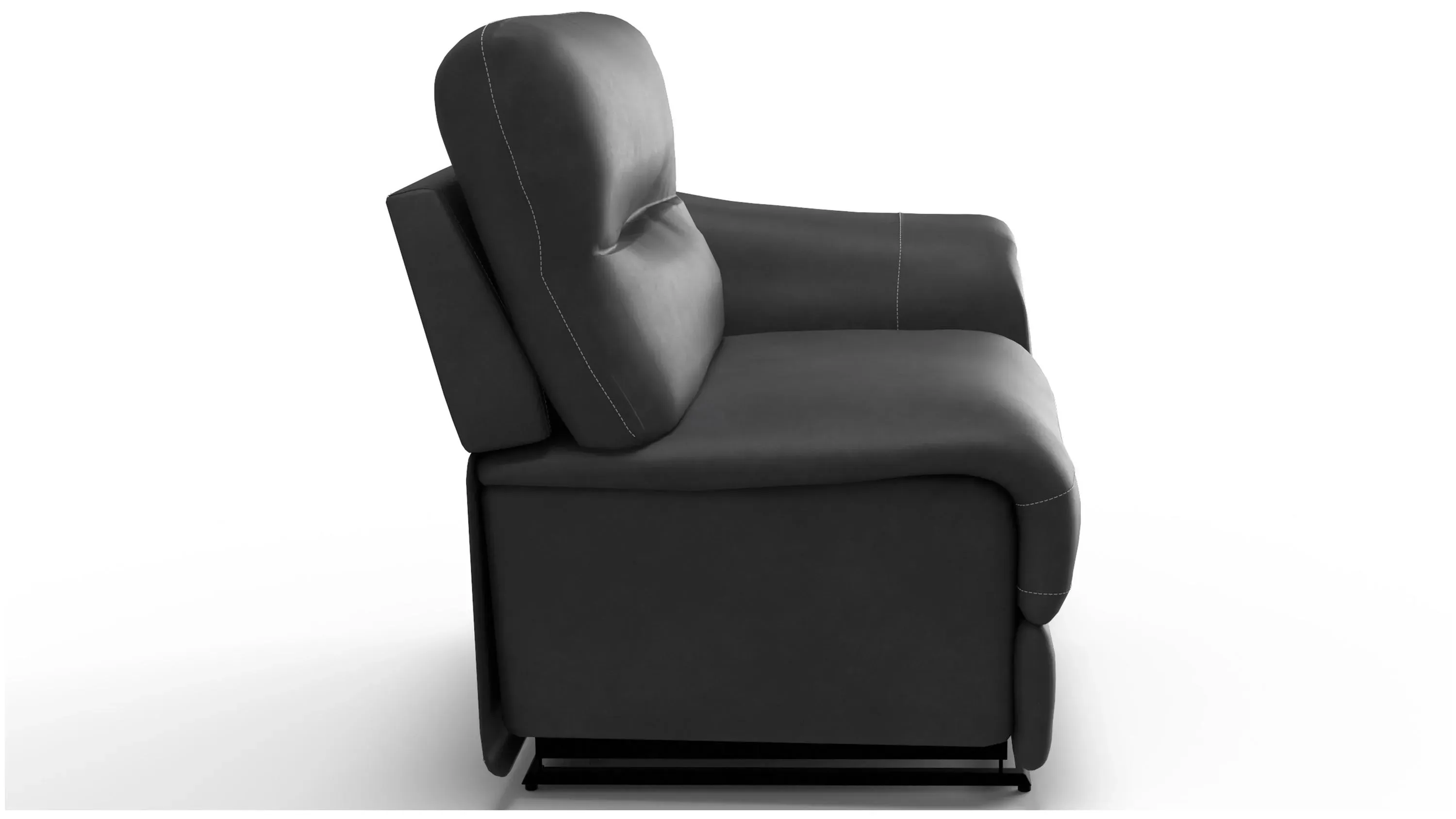 Rockland Microfiber Right Arm Facing Power Recliner