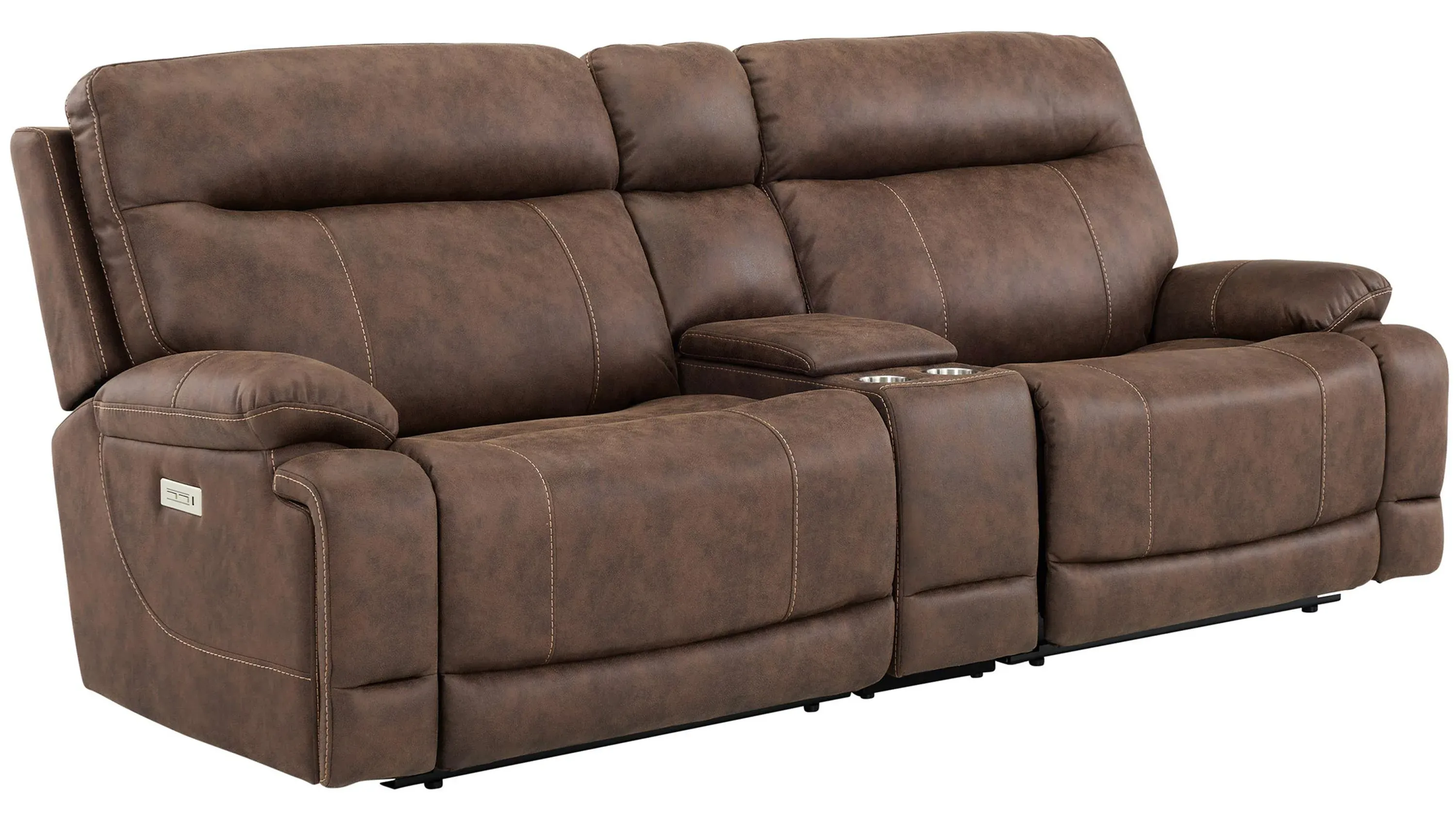 Gates 3-pc. Dual Power Console Loveseat | Raymour & Flanigan