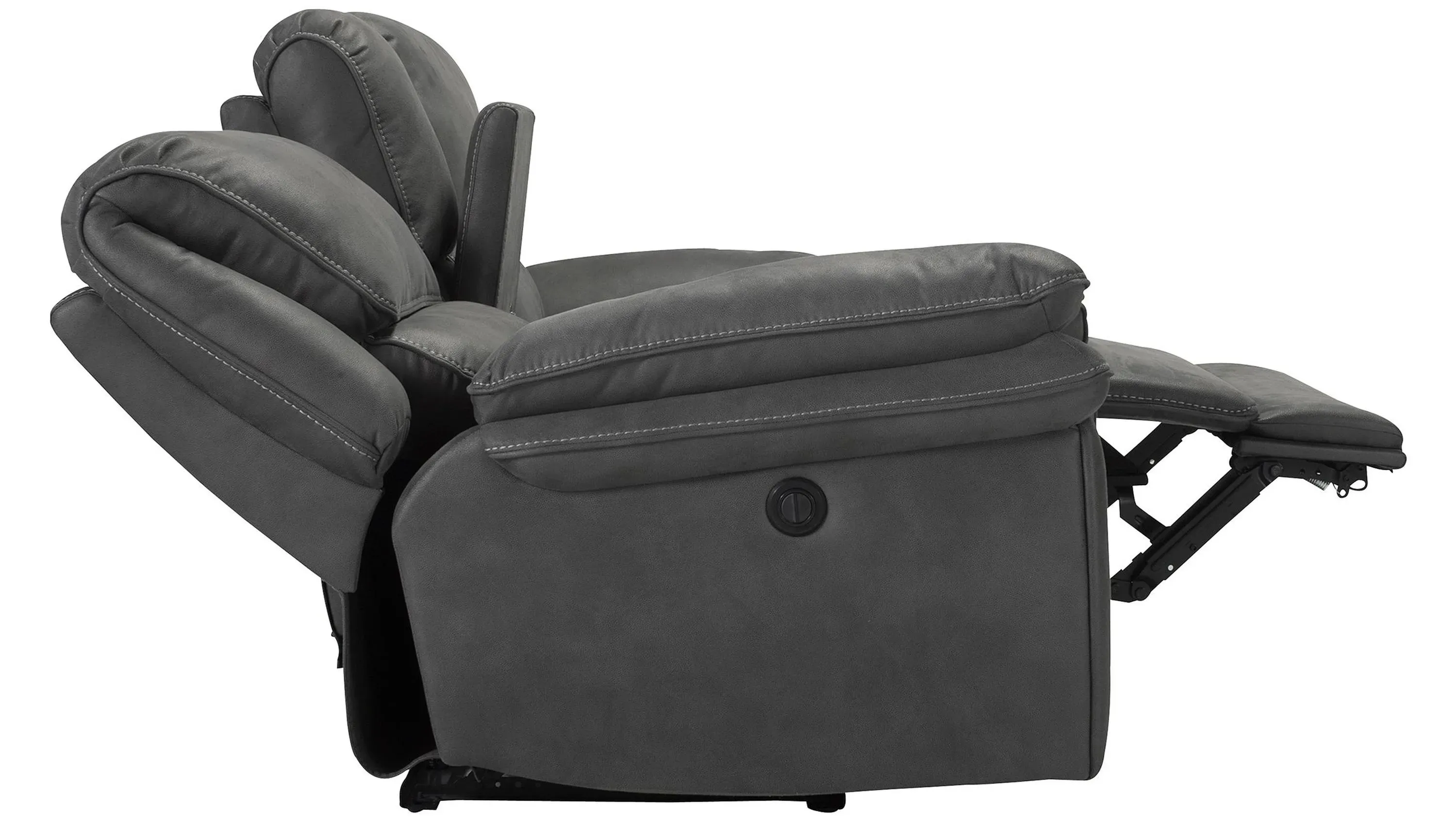 Skye microfiber power reclining loveseat discount