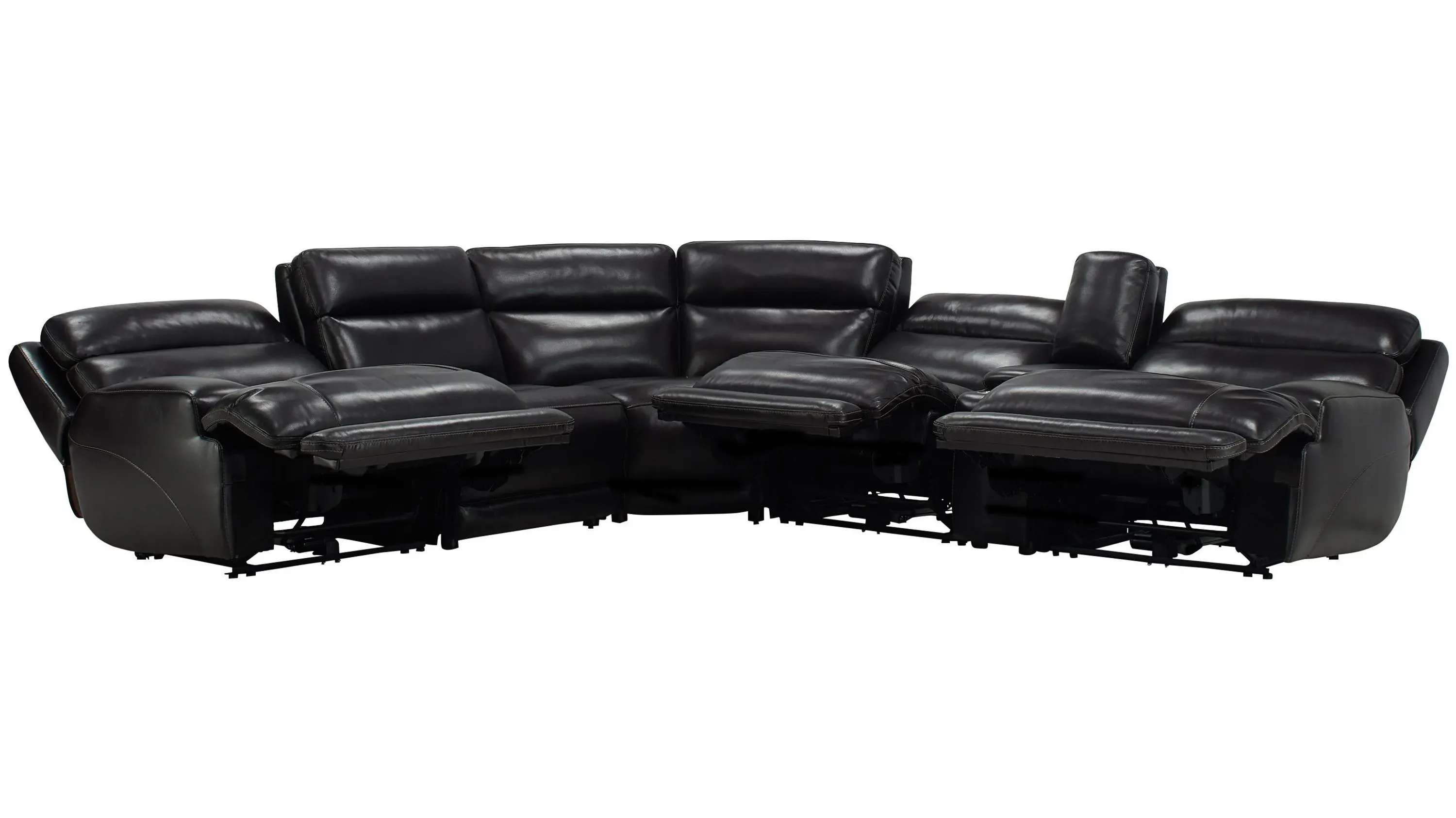 Tompkins Leather 6-pc. Sectional