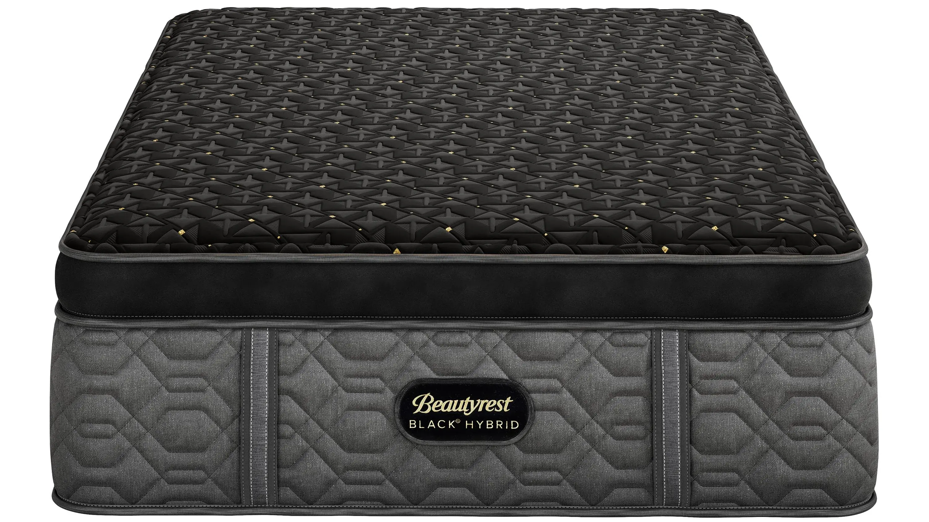 Beautyrest Black Hybrid Series Four Plush Apex Top Queen Mattress Set