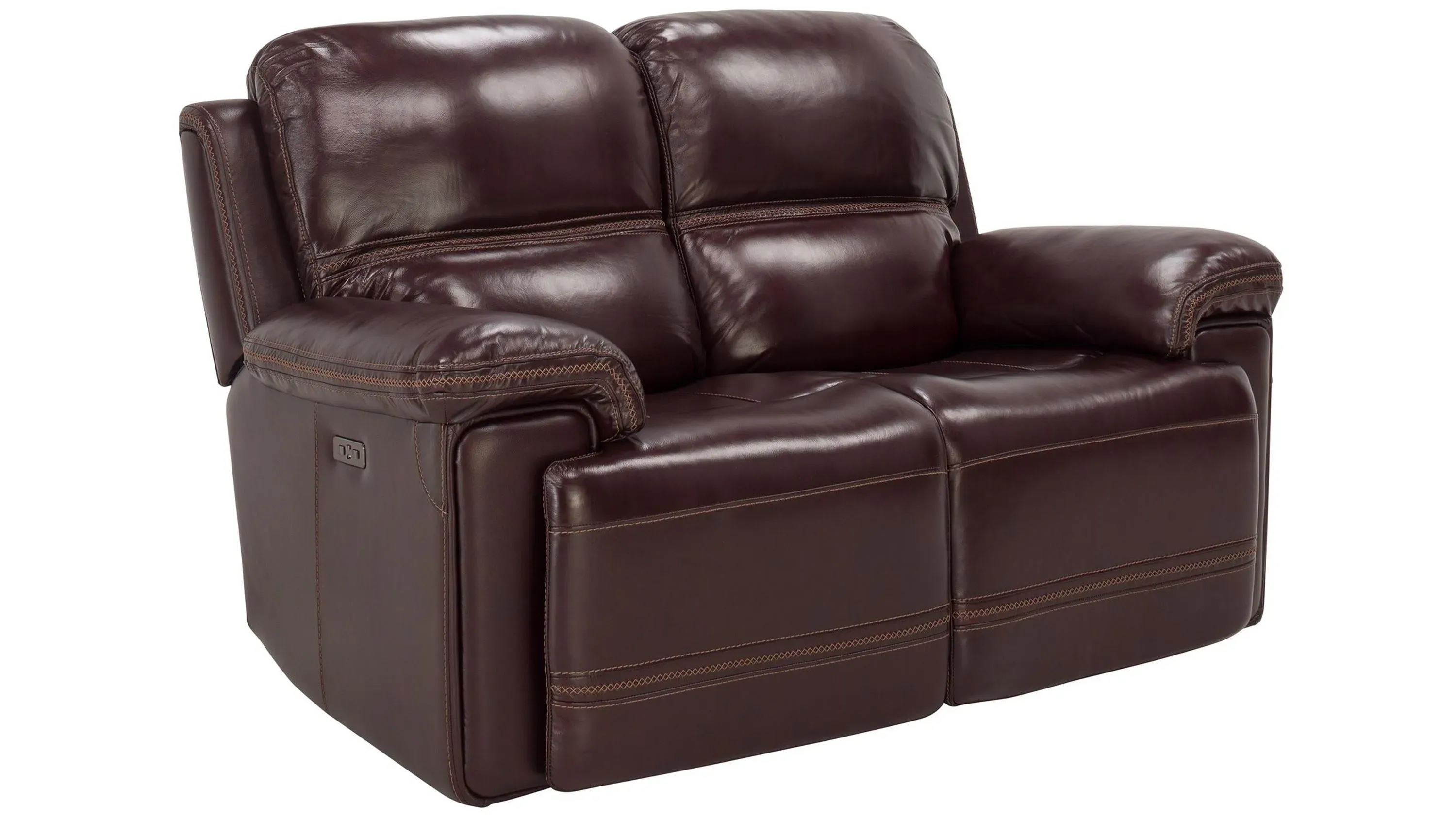 Harding Power Loveseat w/Power Headrest | Raymour & Flanigan