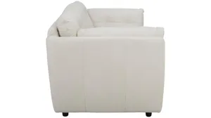 Damar Leather Loveseat | Raymour & Flanigan | Raymour & Flanigan