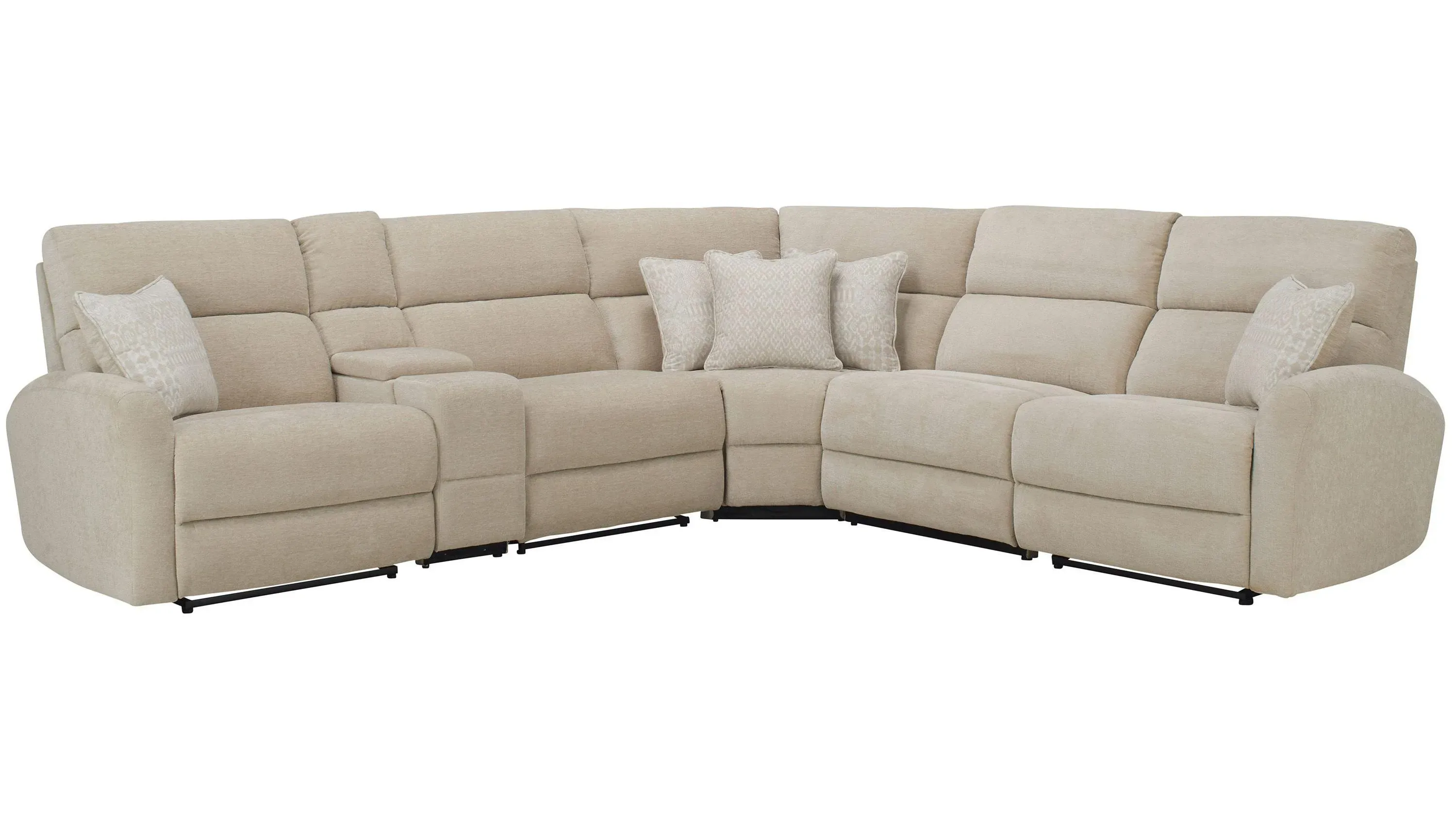 Fletcher 6-pc. Power Sectional w/ Power Headrests | Raymour & Flanigan