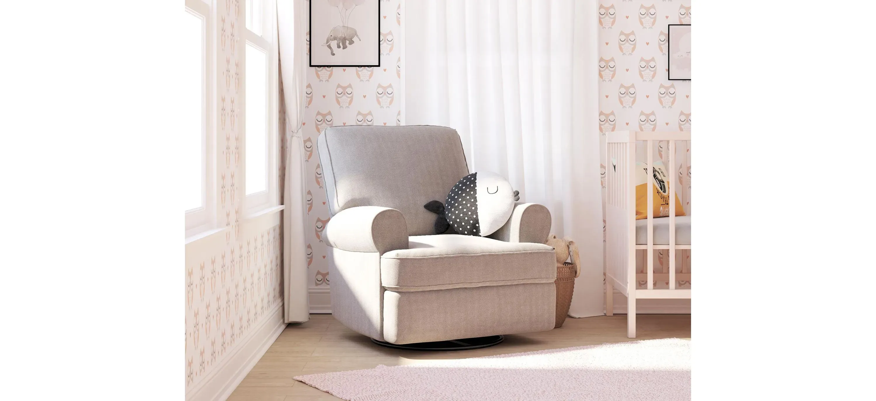 Baby Relax Mabel Swivel Gliding Recliner Raymour Flanigan