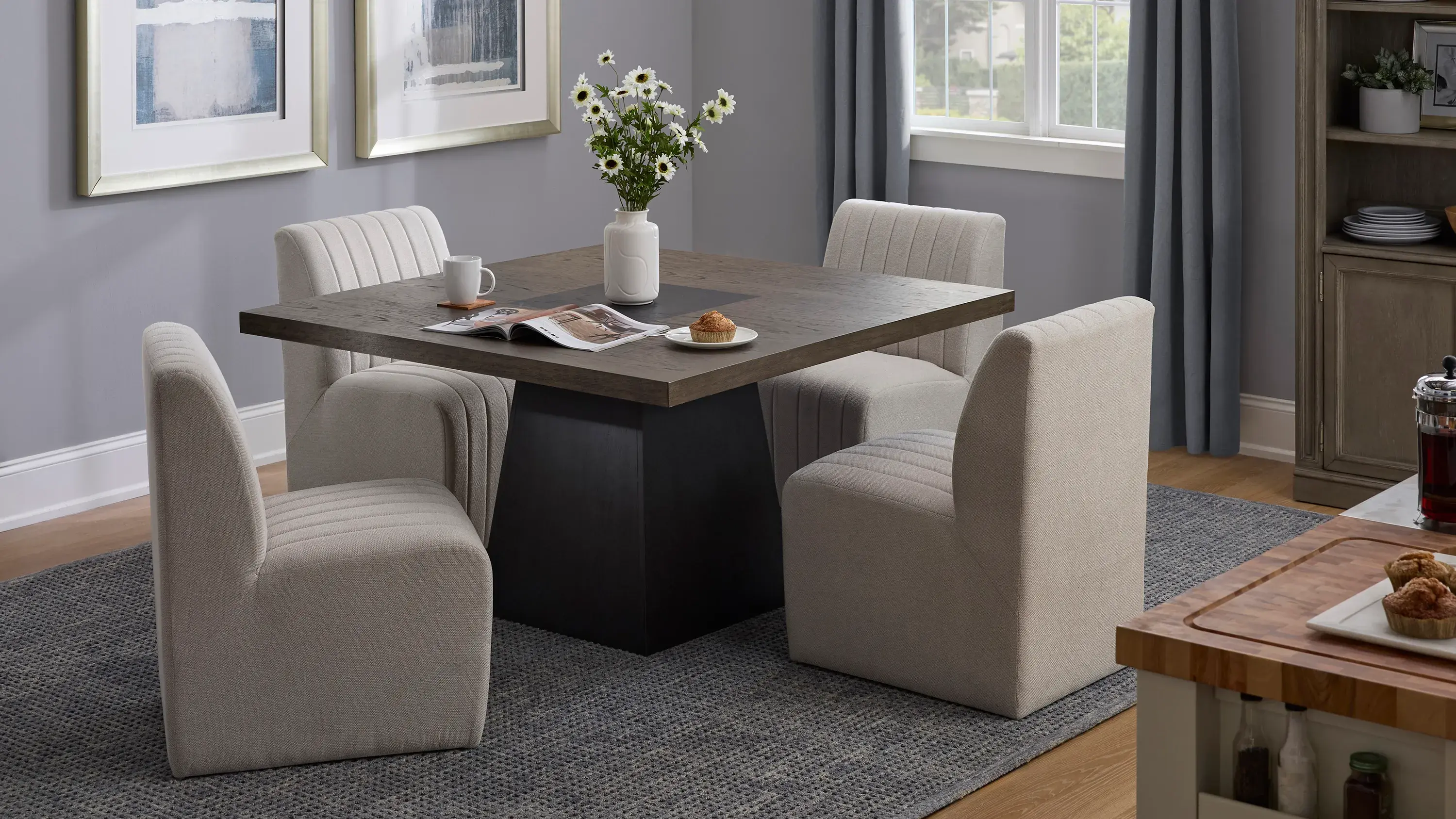 Elements International Benedict Side Chair