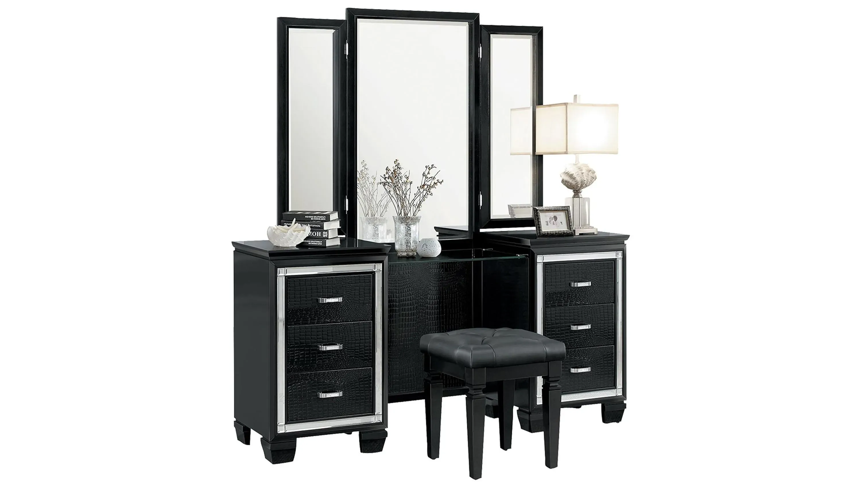 pretty woman black dress Dressing table classic main image 0