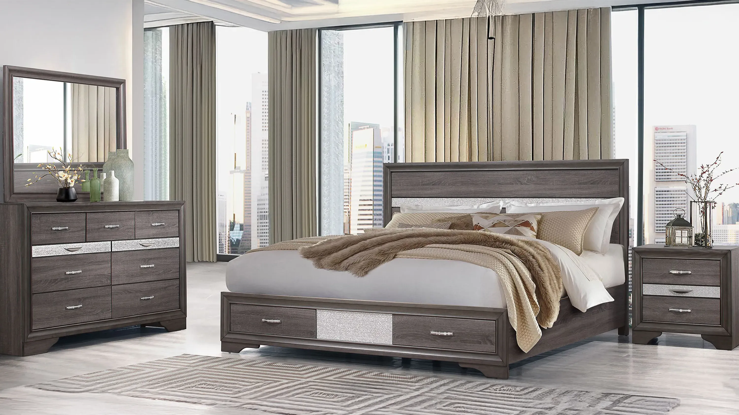 Seville 4 pc. Bedroom Set Raymour Flanigan