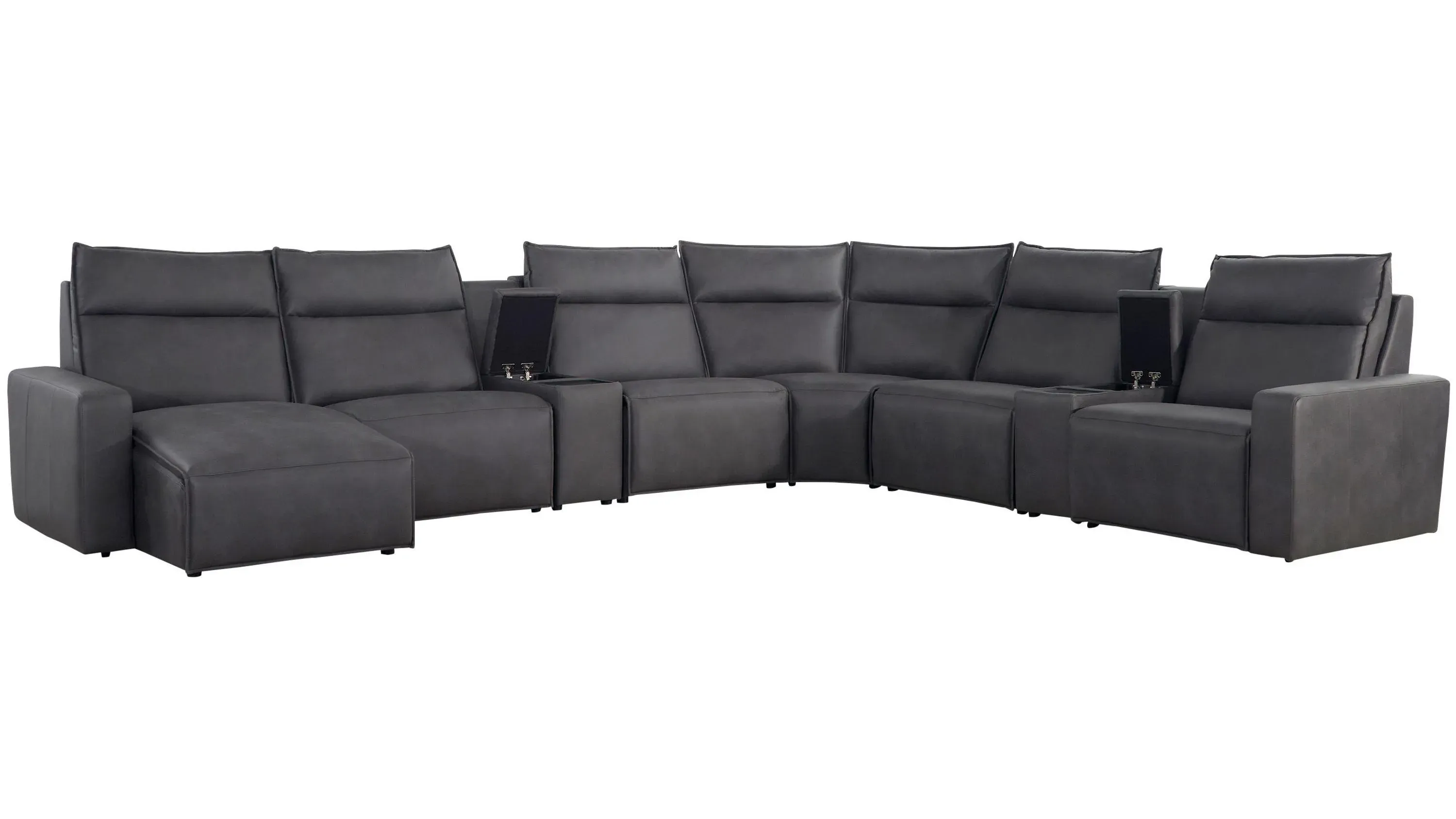 ModularTwo 8-pc. Power Sectional w/ Power Headrest | Raymour