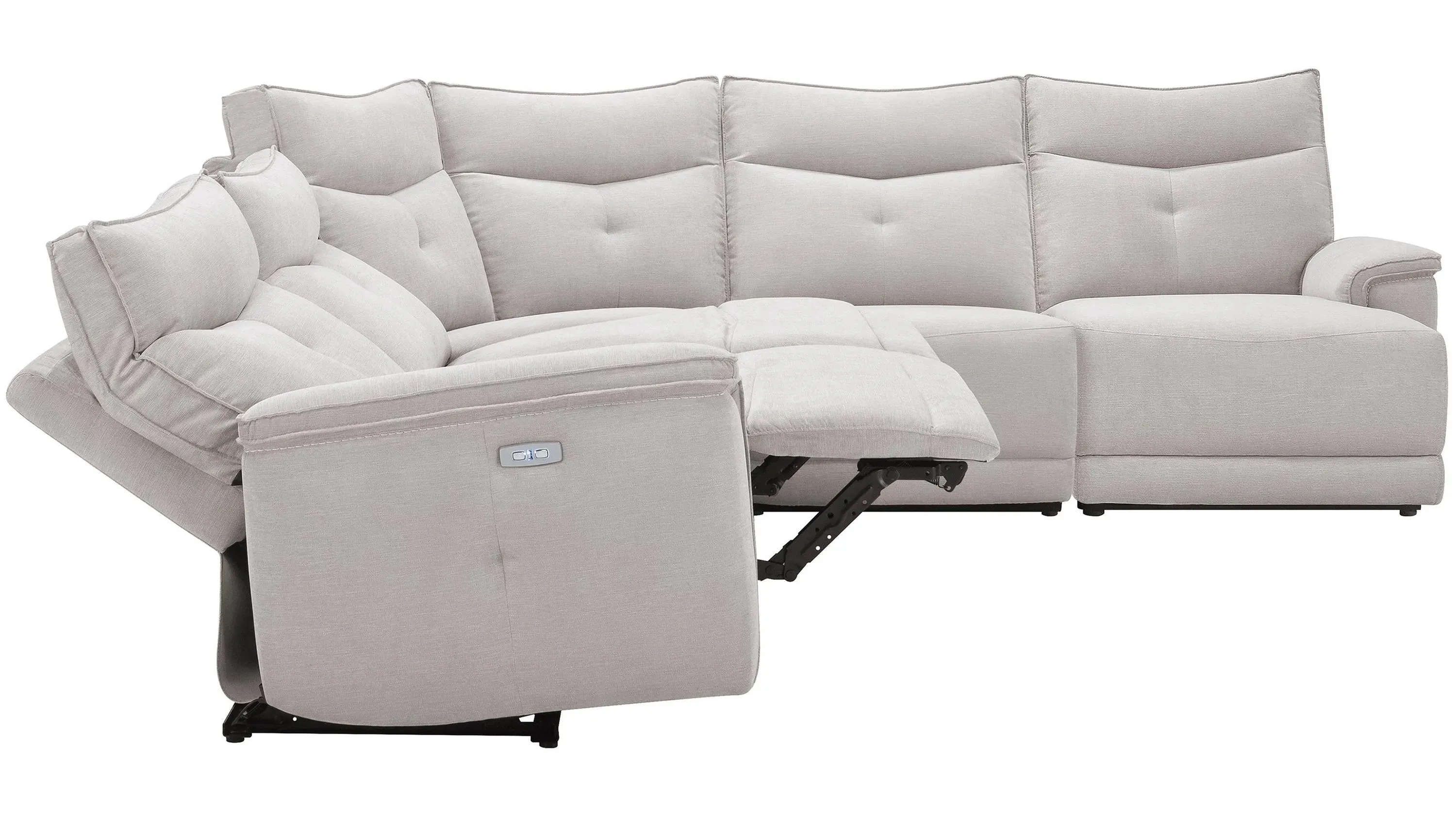 Graceland 5-pc. Sectional Sofa w/Power Headrest