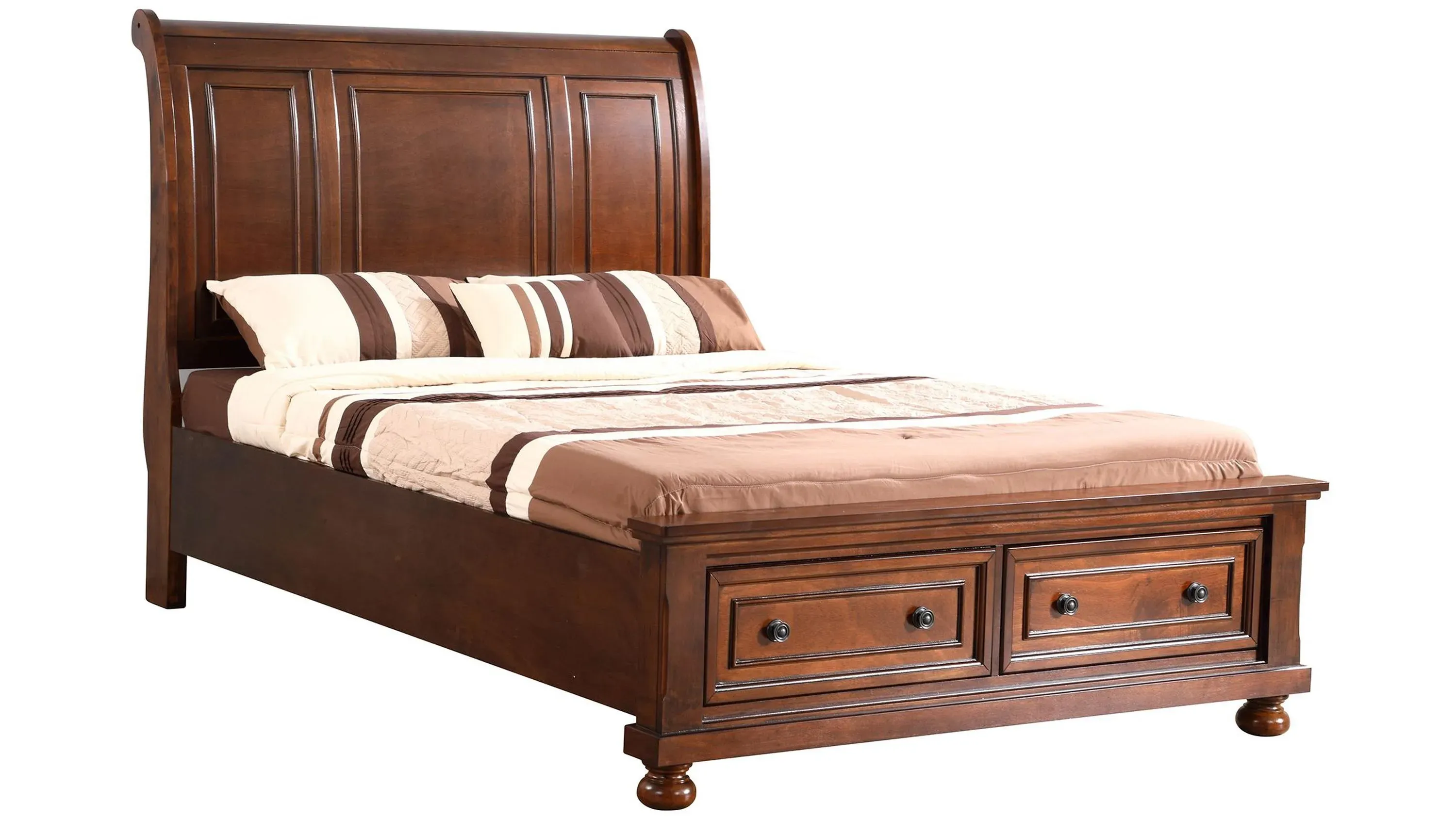 Meade 3-pc. Sleigh Storage Bedroom Set