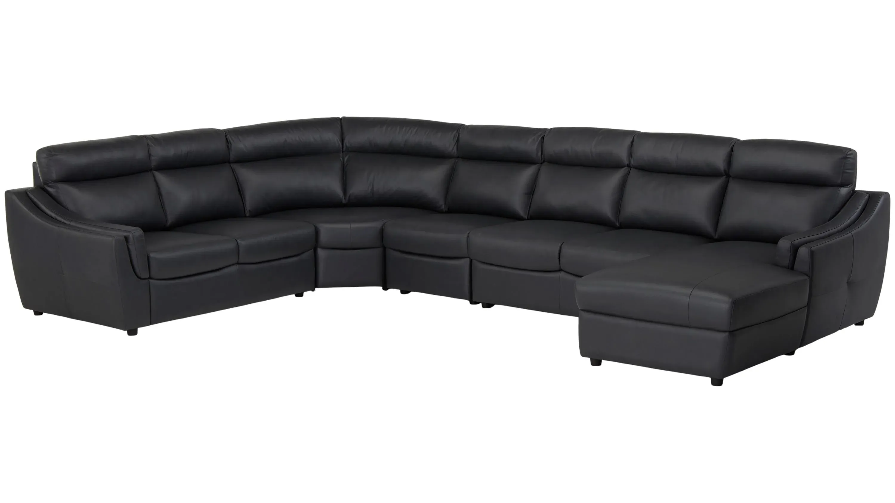Warner 5-pc. Leather Sectional | Raymour & Flanigan