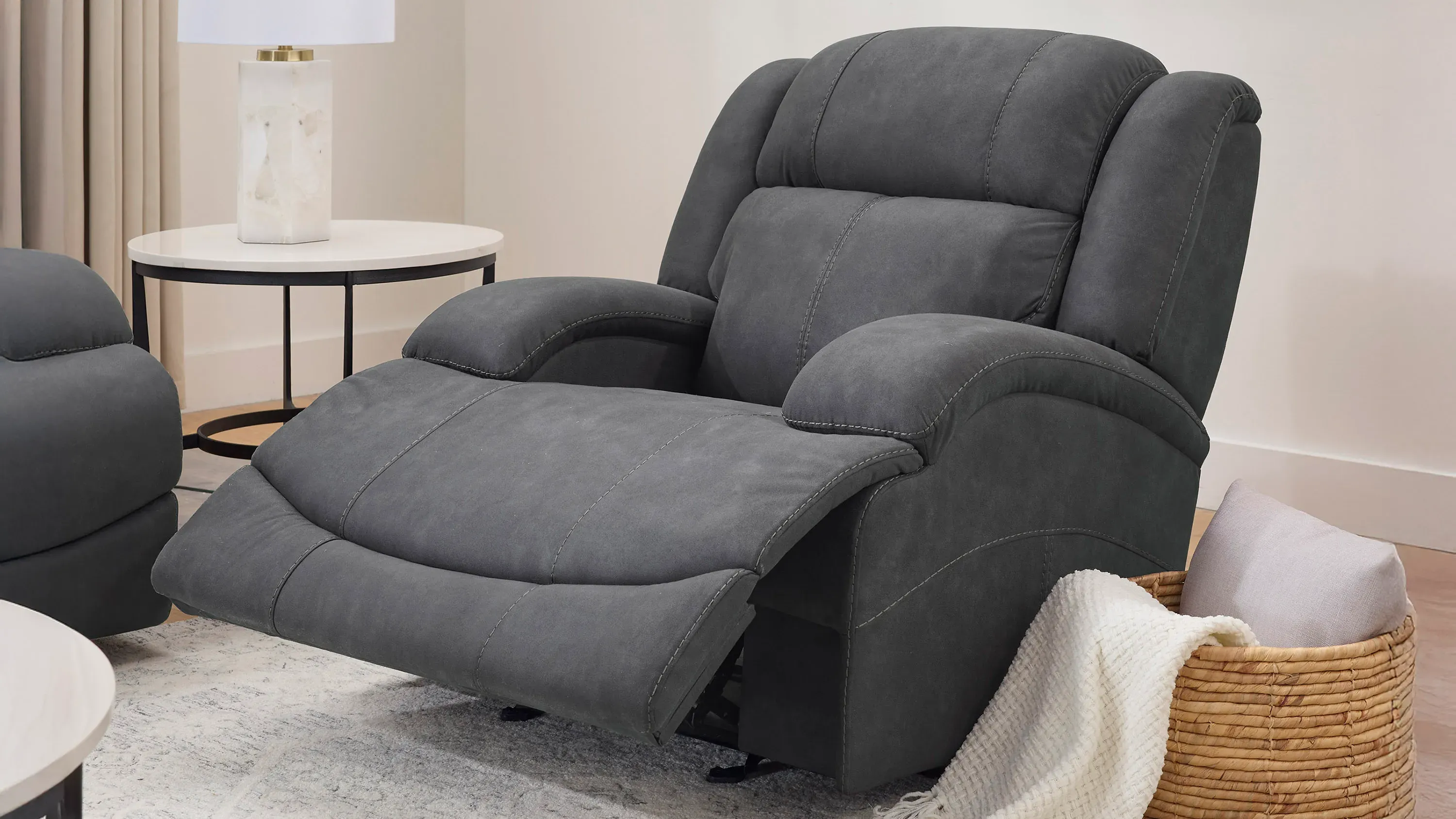 Quincey Glider Power Recliner | Raymour & Flanigan