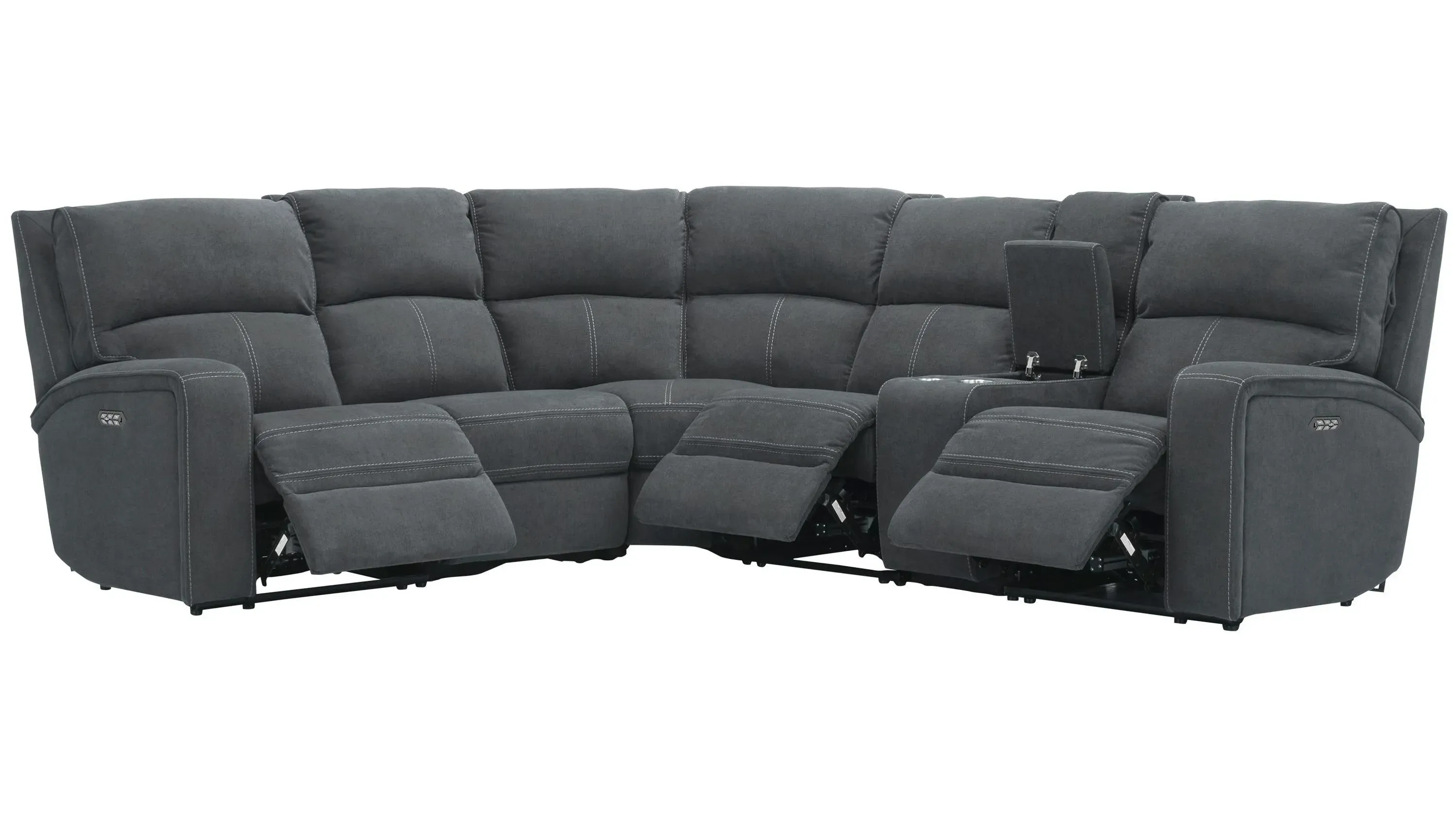 Ian 6-pc. Power Sectional w/ Power Headrest & Lumbar