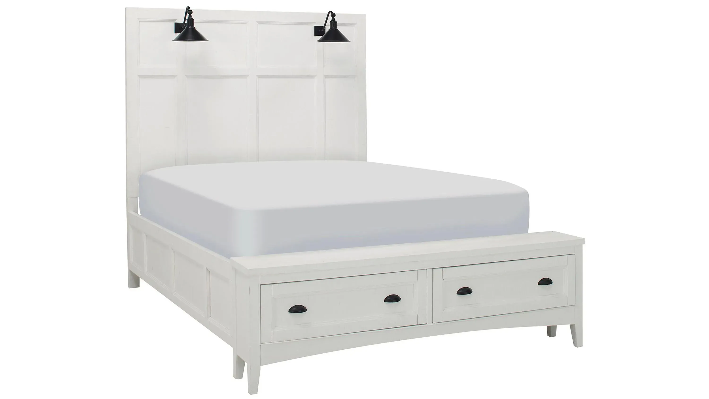 ベッドフレーム 160cm bed frame with drawers Twin XL Bed Frame with 2 XL Storage Drawers, Metal Platform