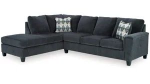 Abinger 2-pc. Sleeper Sectional with Chaise Smoke Product_Image_Carousel
