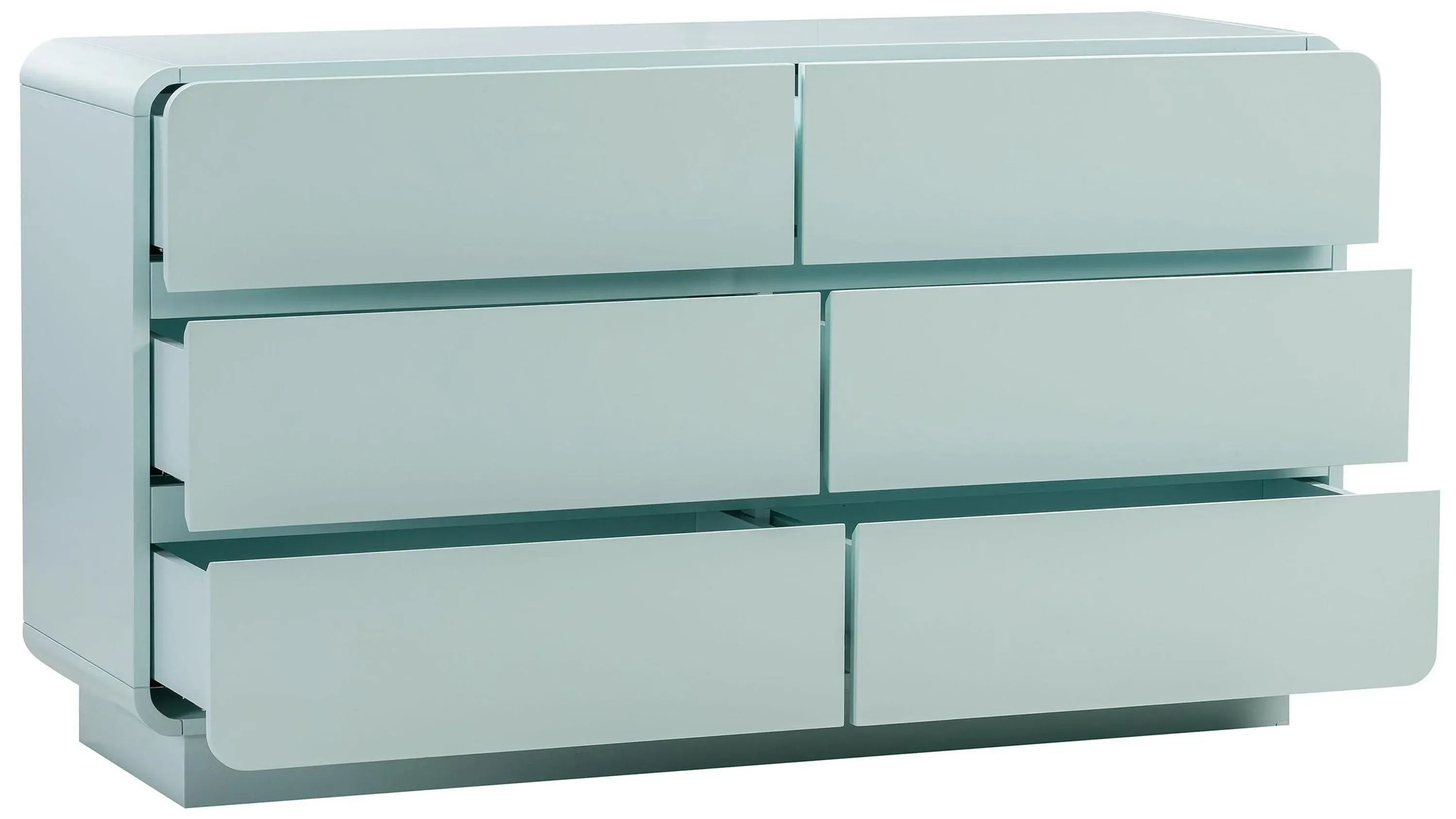 Sagura 6-Drawer Dresser Blue