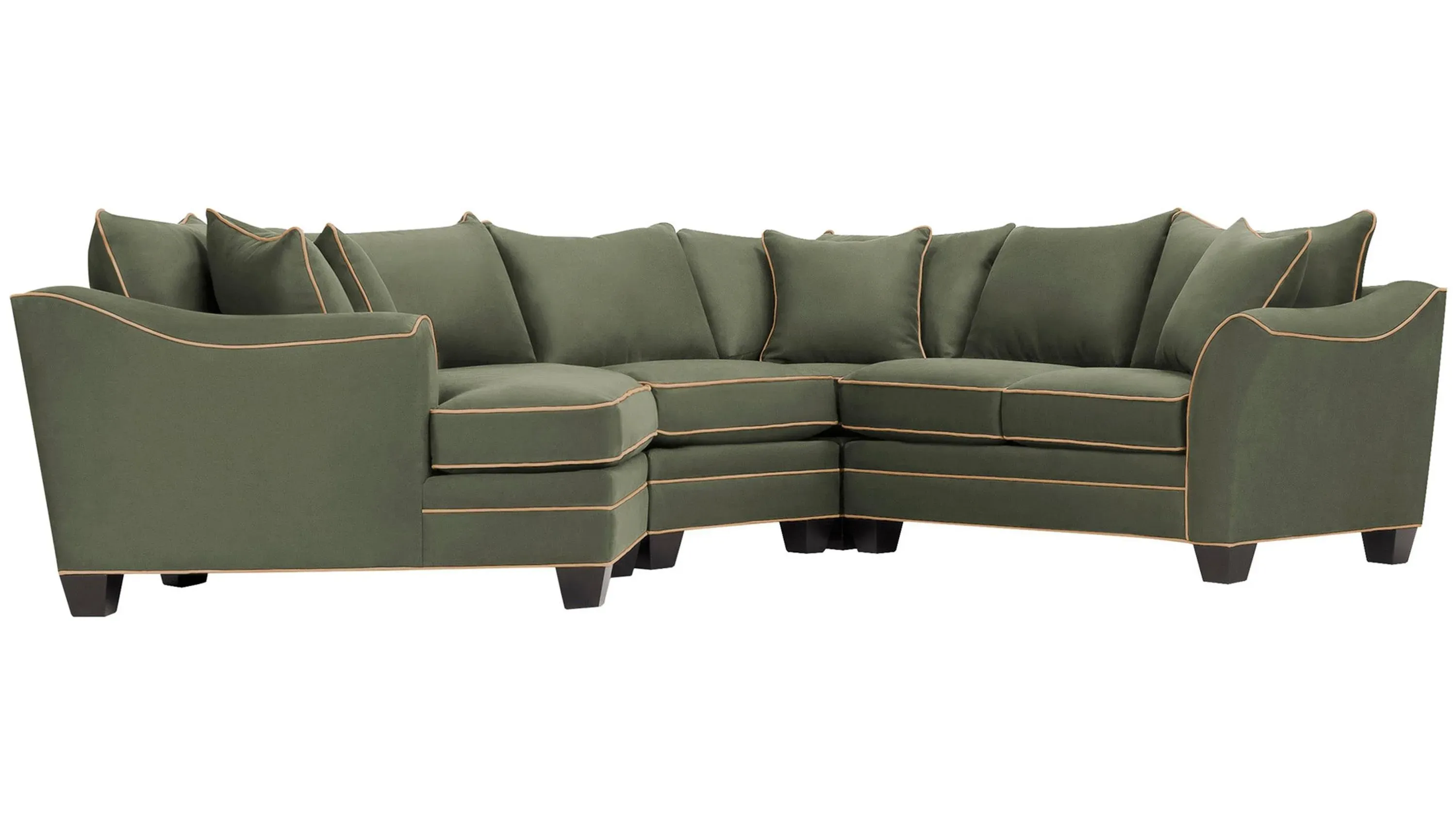 Foresthill 4-pc. Left Hand Cuddler Sectional Sofa | Raymour & Flanigan