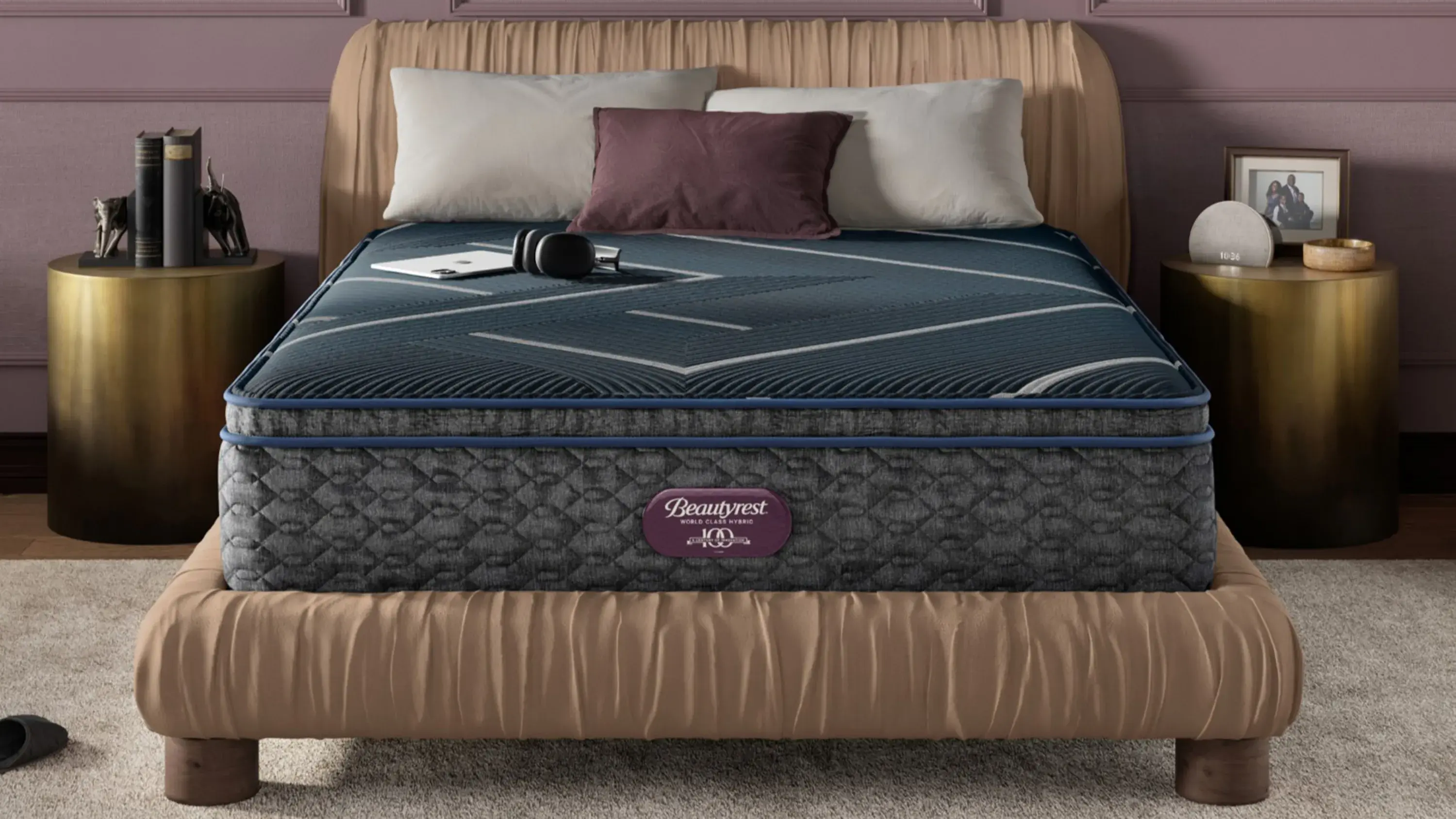 Beautyrest World Class - Level Four Hybrid Medium Apex Pillow Top Mattress - Thumbnail 3