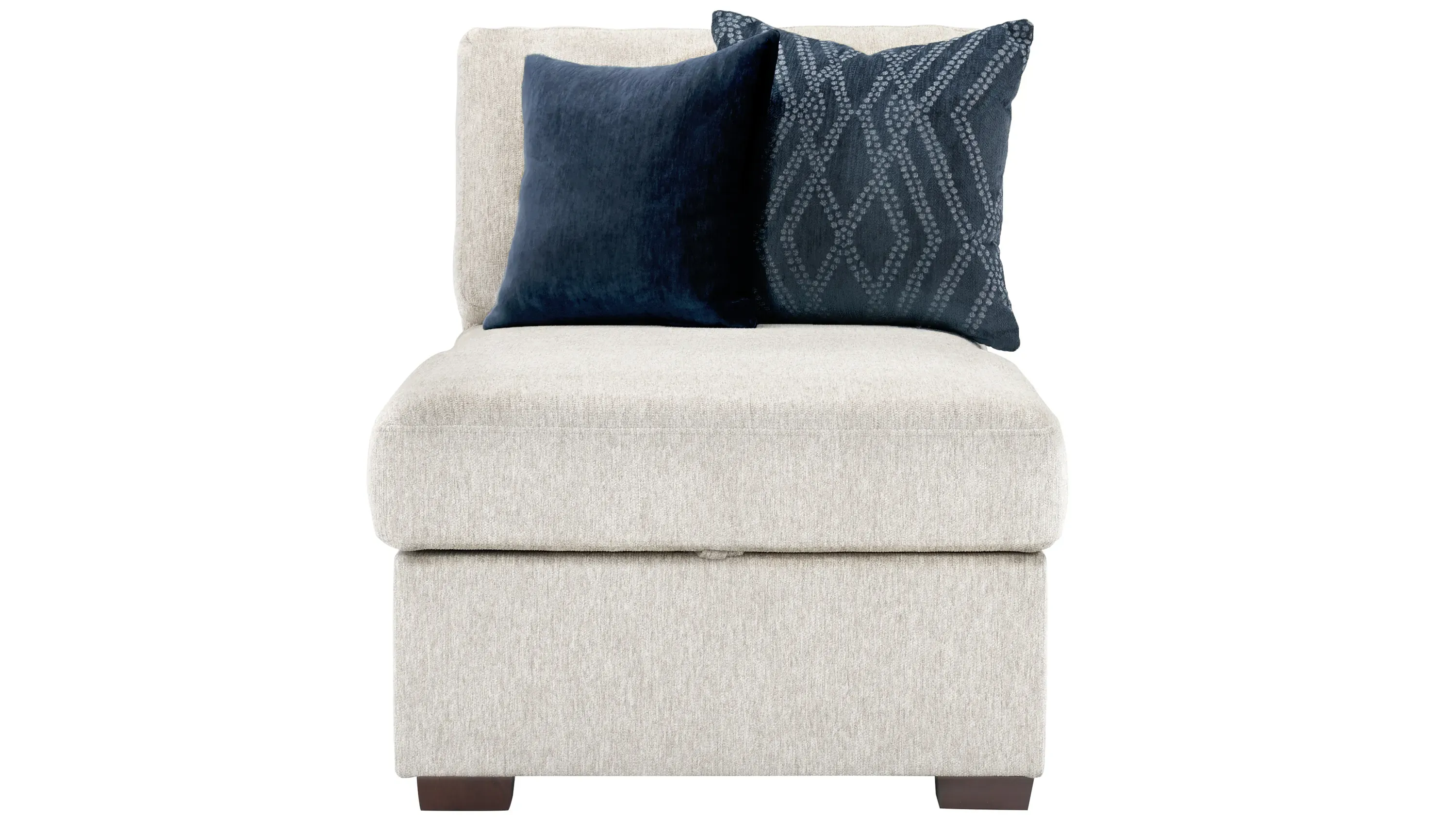 Juniper Armless Klik Klak Chaise w/ Storage | Raymour & Flanigan