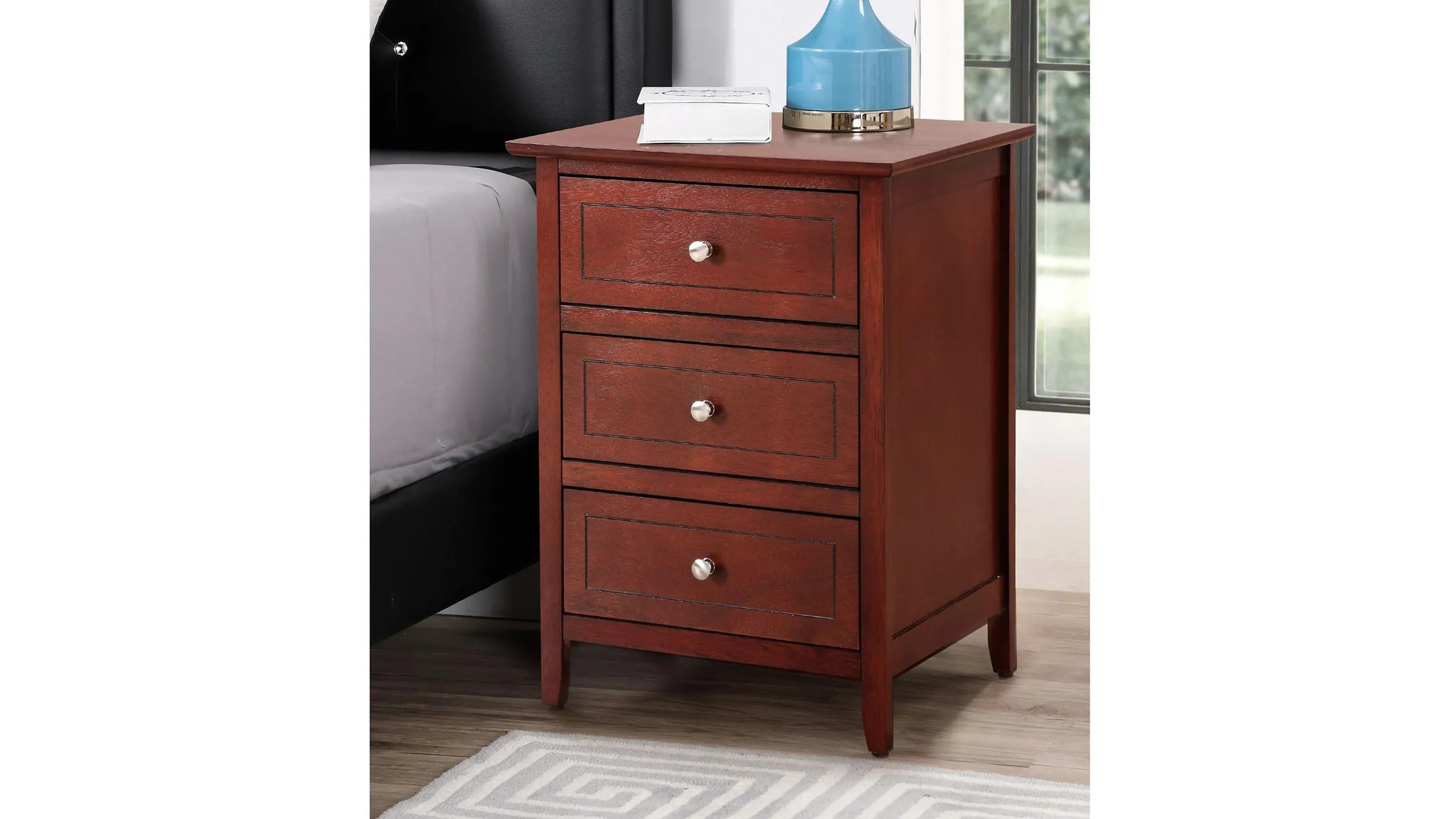 Daniel 3 Drawer Nightstand | Raymour & Flanigan