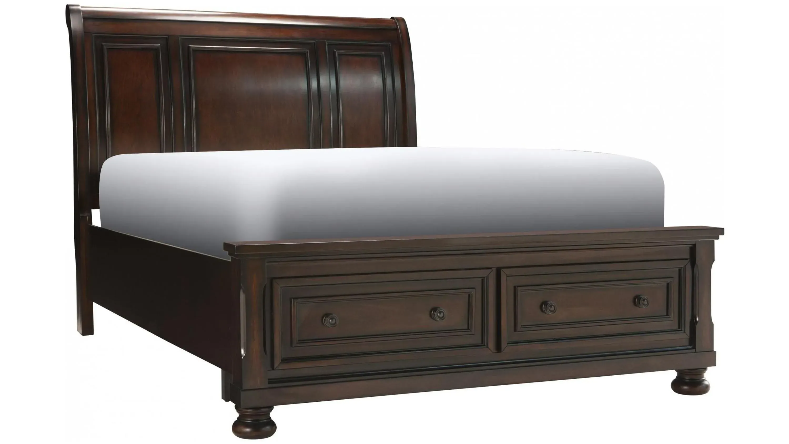 Donegan 5-pc. Sleigh Platform Storage Bedroom Set
