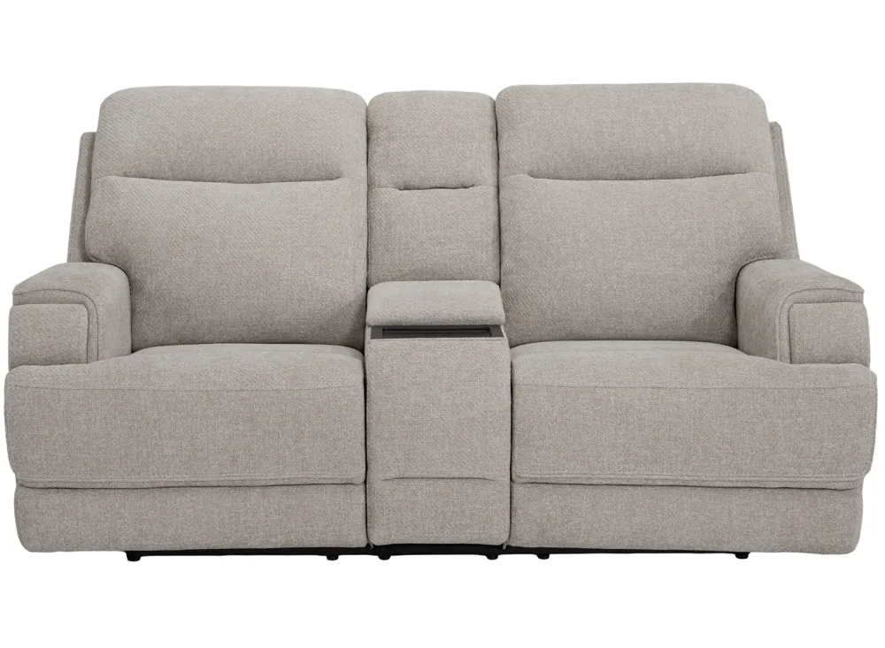 Locklan Zero Gravity Triple Power Console Loveseat | Raymour