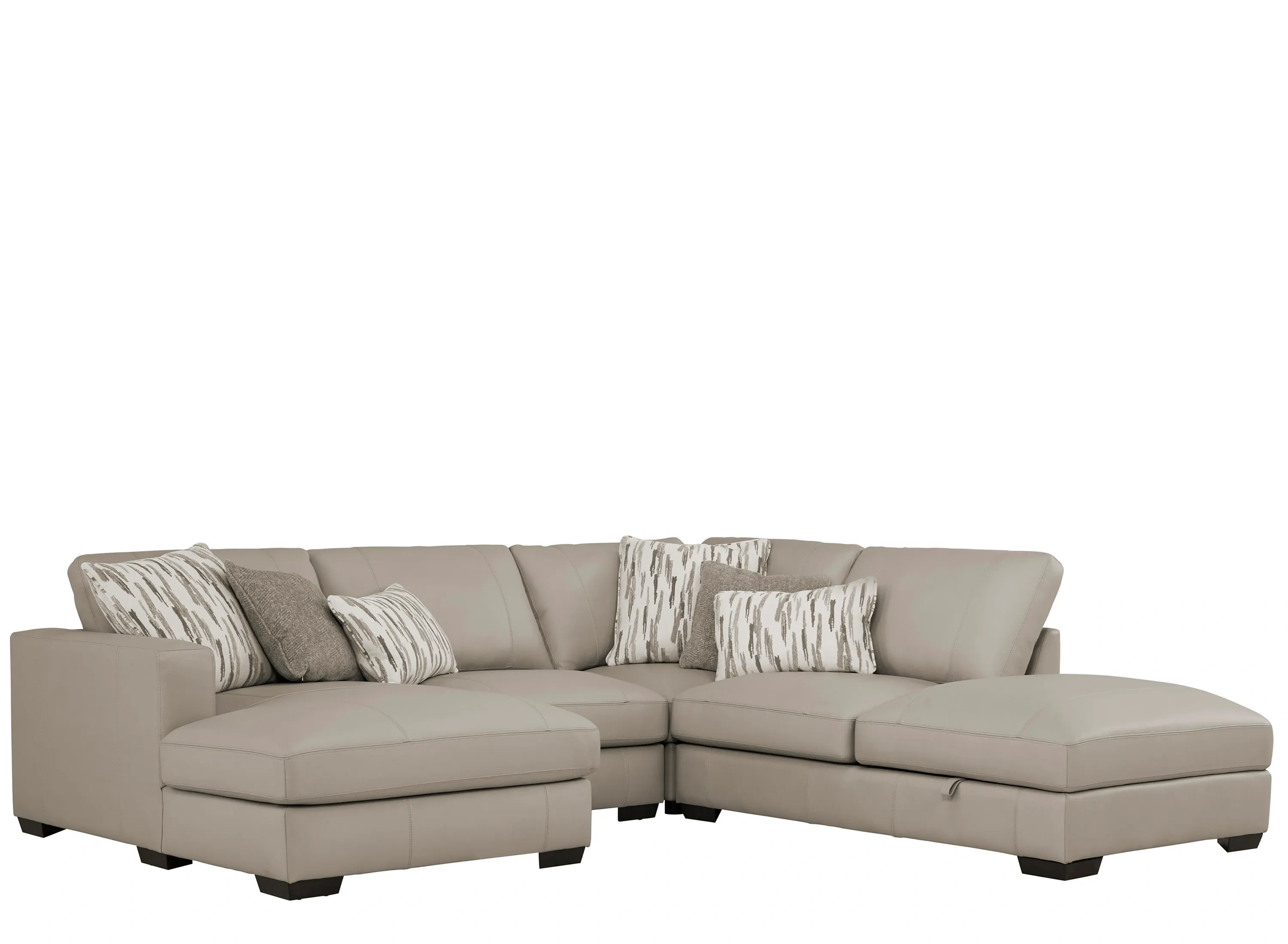 信頼への信頼 Leather Oaklynn 4-pc. Flanigan & Raymour | Sectional Tシャツ(長袖/七分)