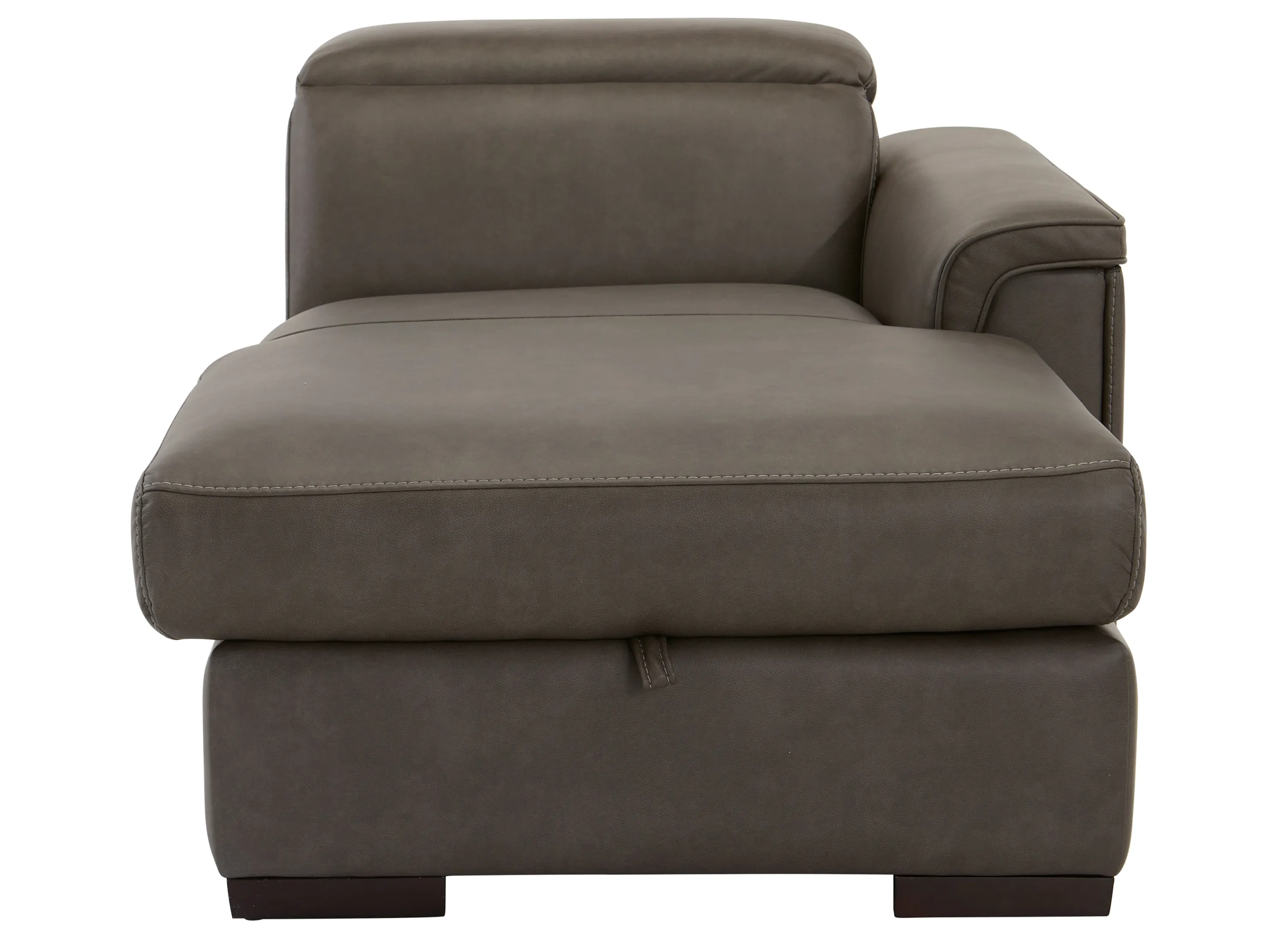 Orion Right Arm Facing Storage Chaise w/Speaker Headrest | Raymour