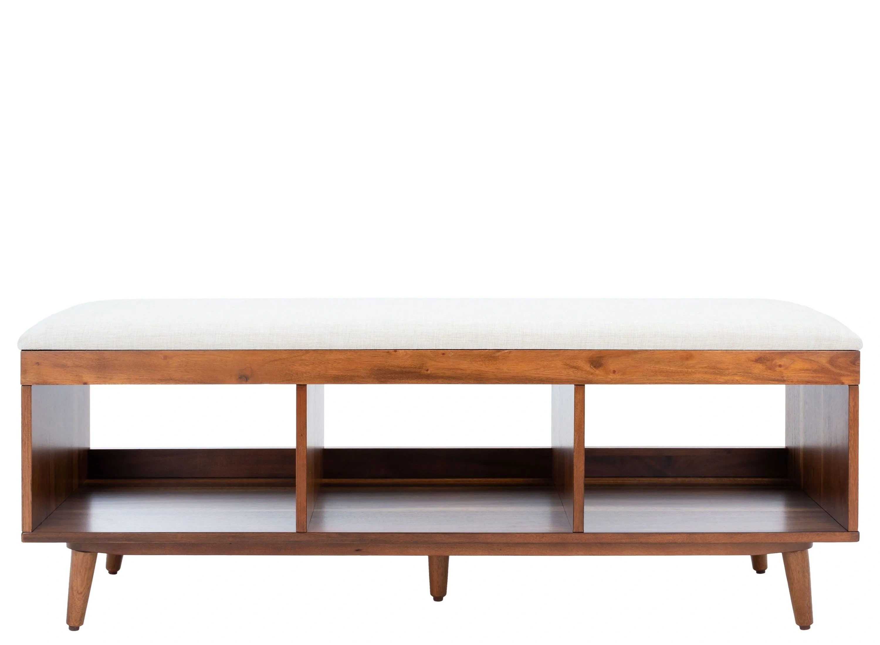 Cricket Open Shelf Bench with Cushion