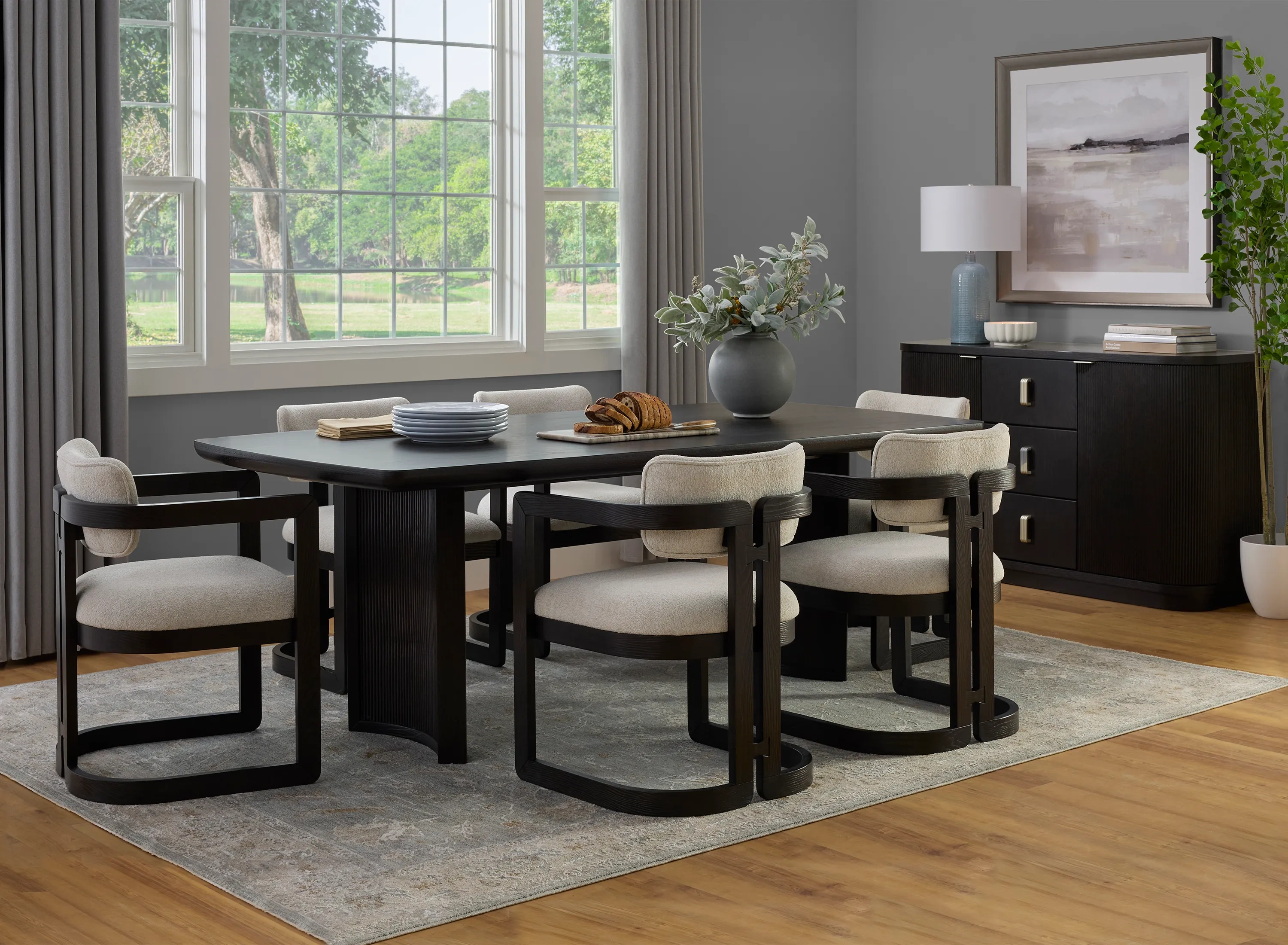 Hawthorne 7-pc. Dining Set | Raymour & Flanigan