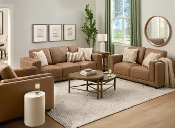 新品　オットマン付き　ソファ　【marni】（マーニ）　サンドブラウン 新品オットマン付きソファ【marni】（マーニ）サンドブラウン