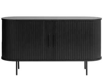Hattie Sideboard w/Sliding Doors Black Oak Product_Grid_Image
