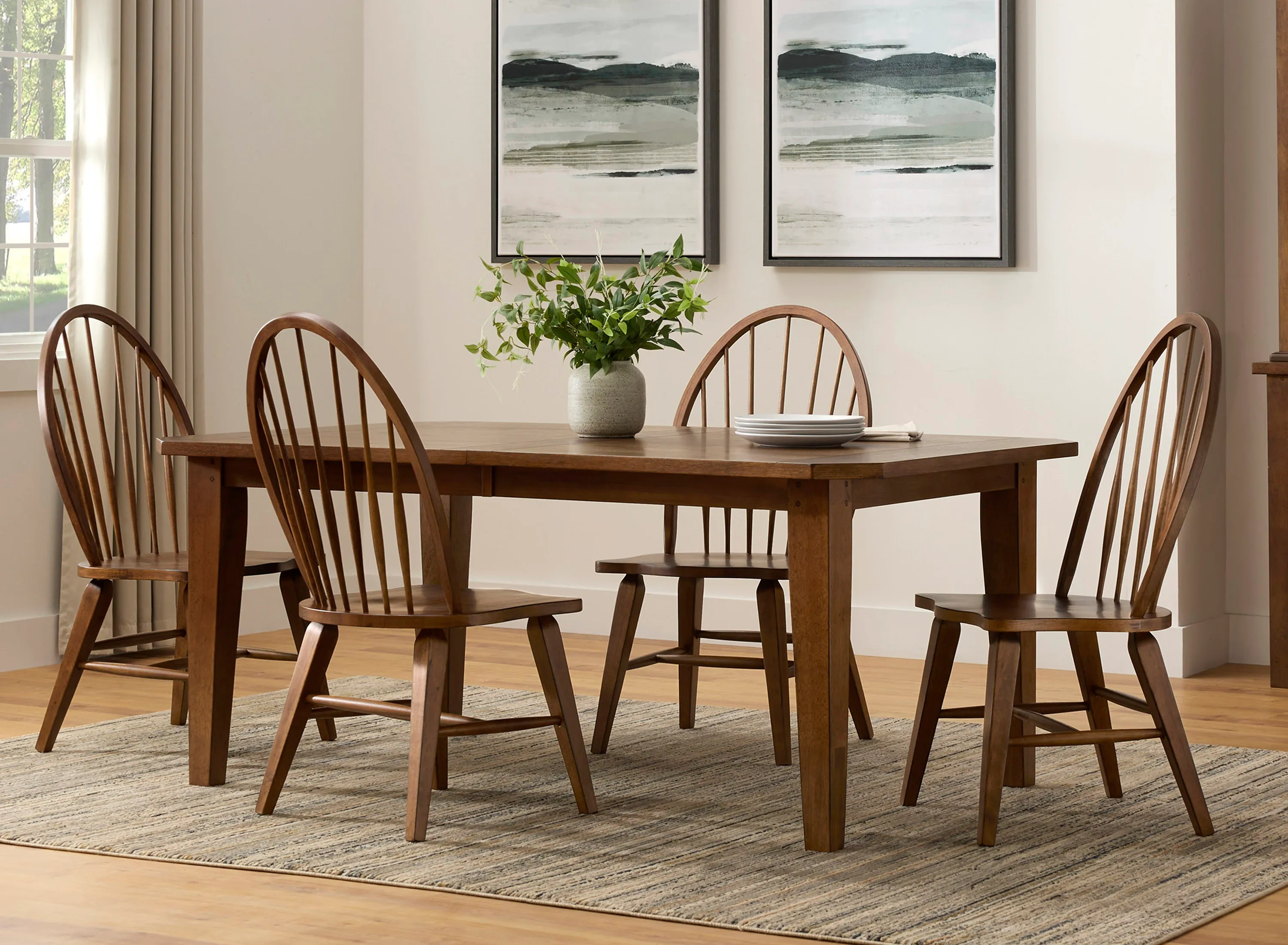 Broyhill attic heirlooms windsor dining side volete chair in antique black