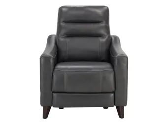 Yardley Chenille Power Recliner With Power Headrest And Lay Flat