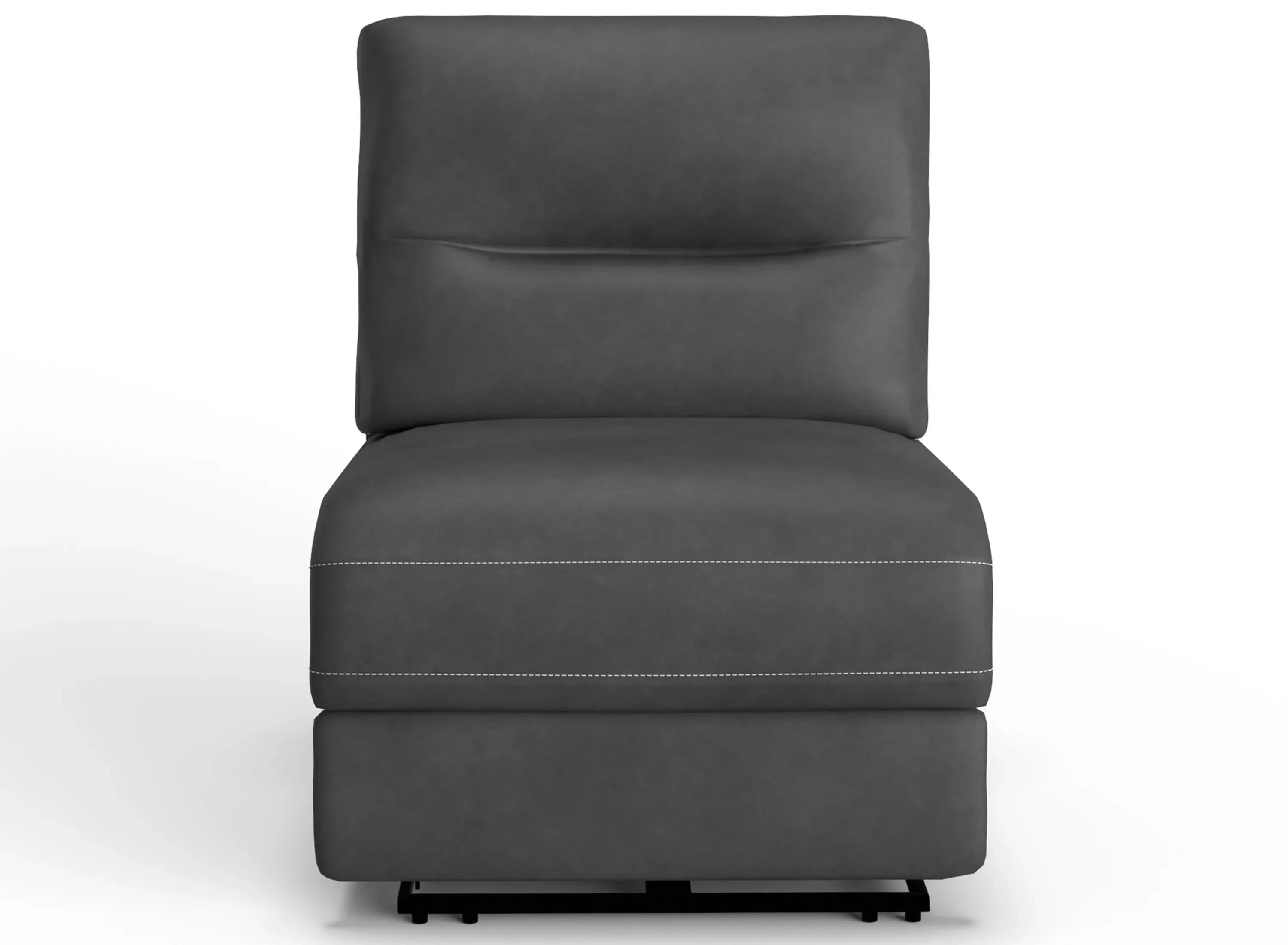 Rockland Microfiber Armless Chair | Raymour & Flanigan