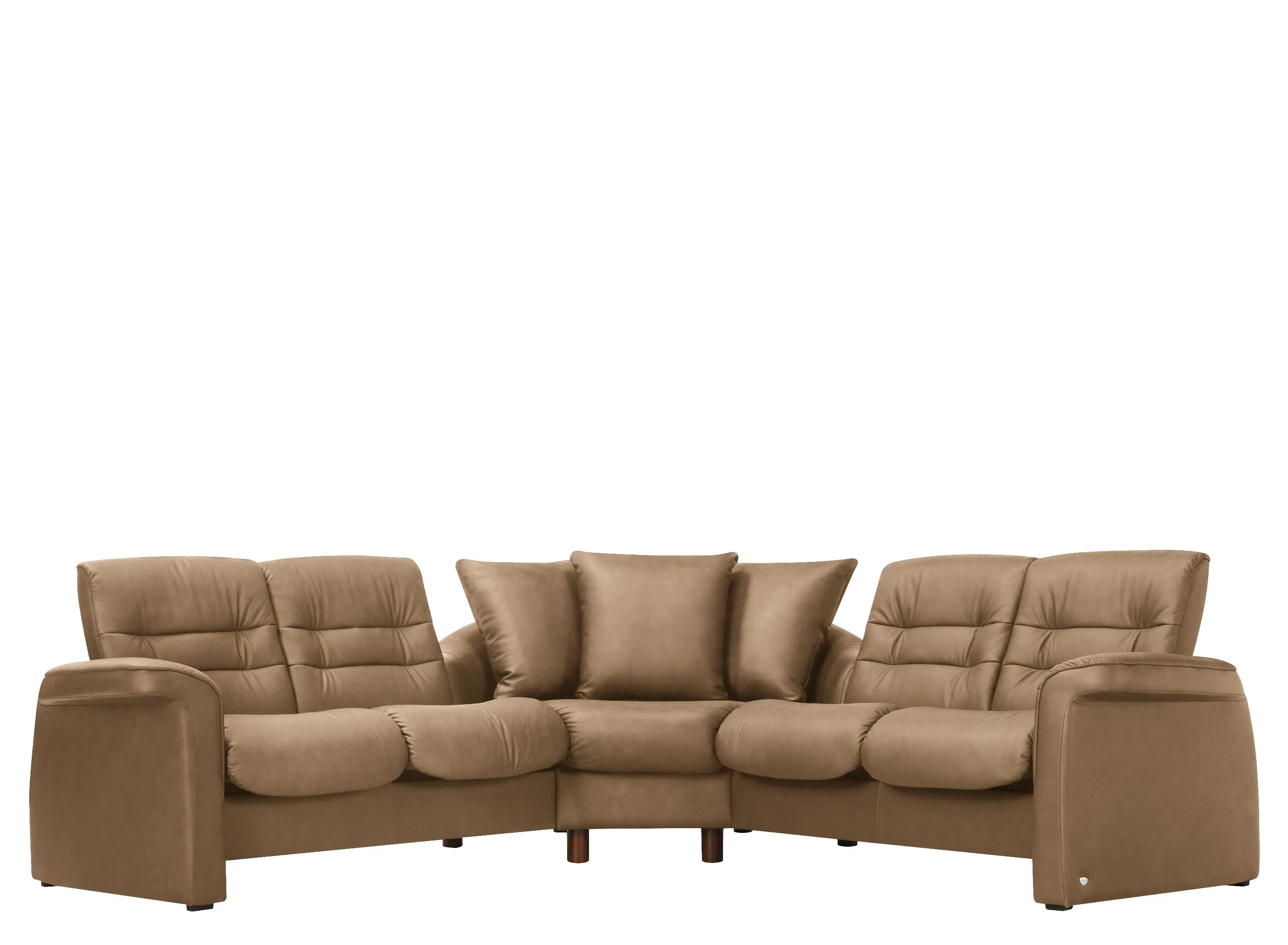 Stressless Sapphire 3 pc. Leather Reclining Sectional Sofa Raymour Flanigan