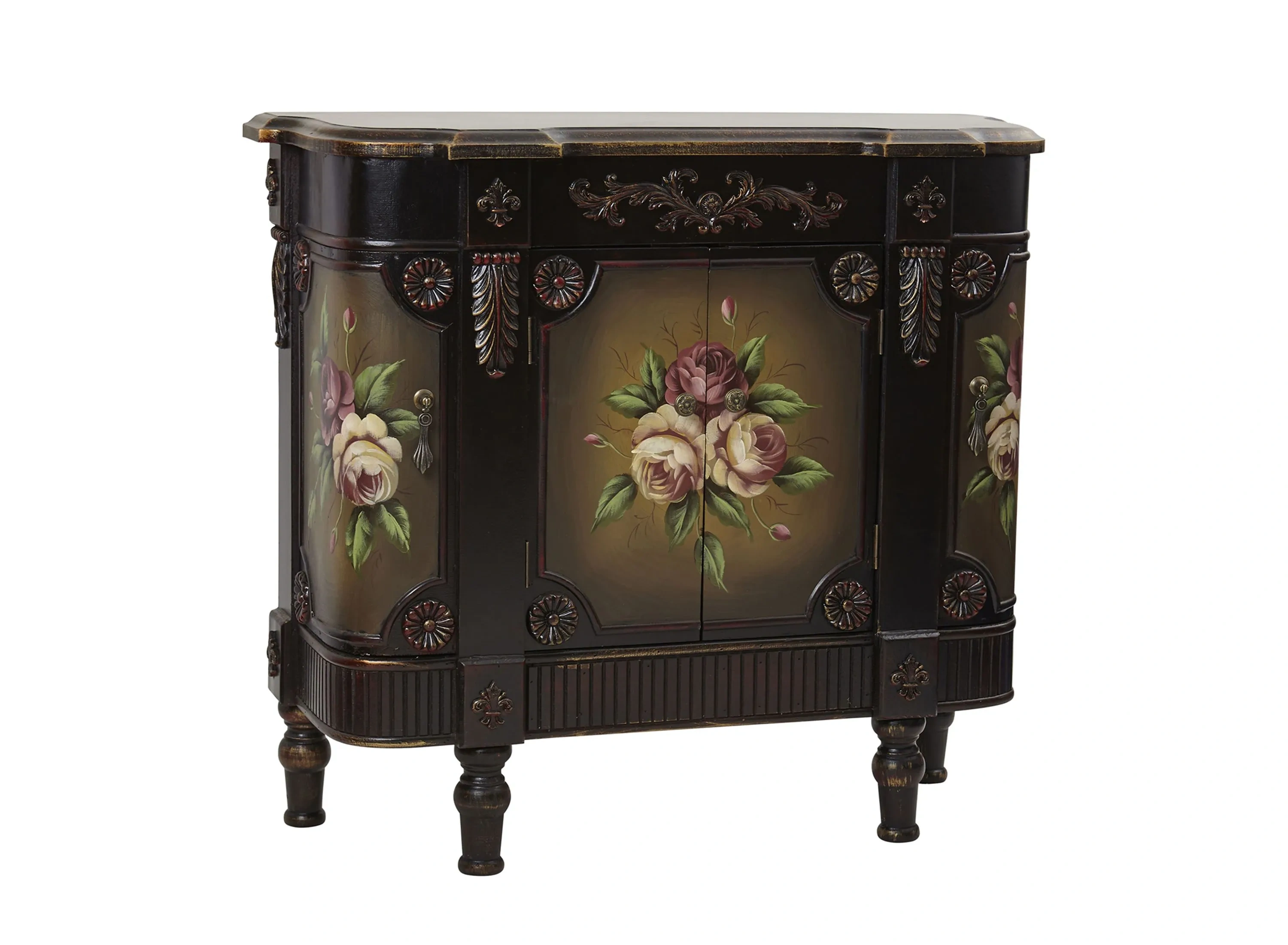 French Vintage Style Floor Cabinet
