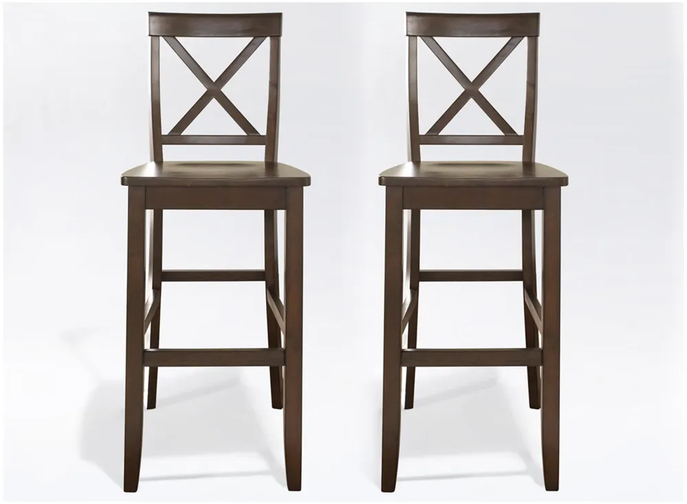 X-Back Bar Stool - Set of 2 | Raymour & Flanigan