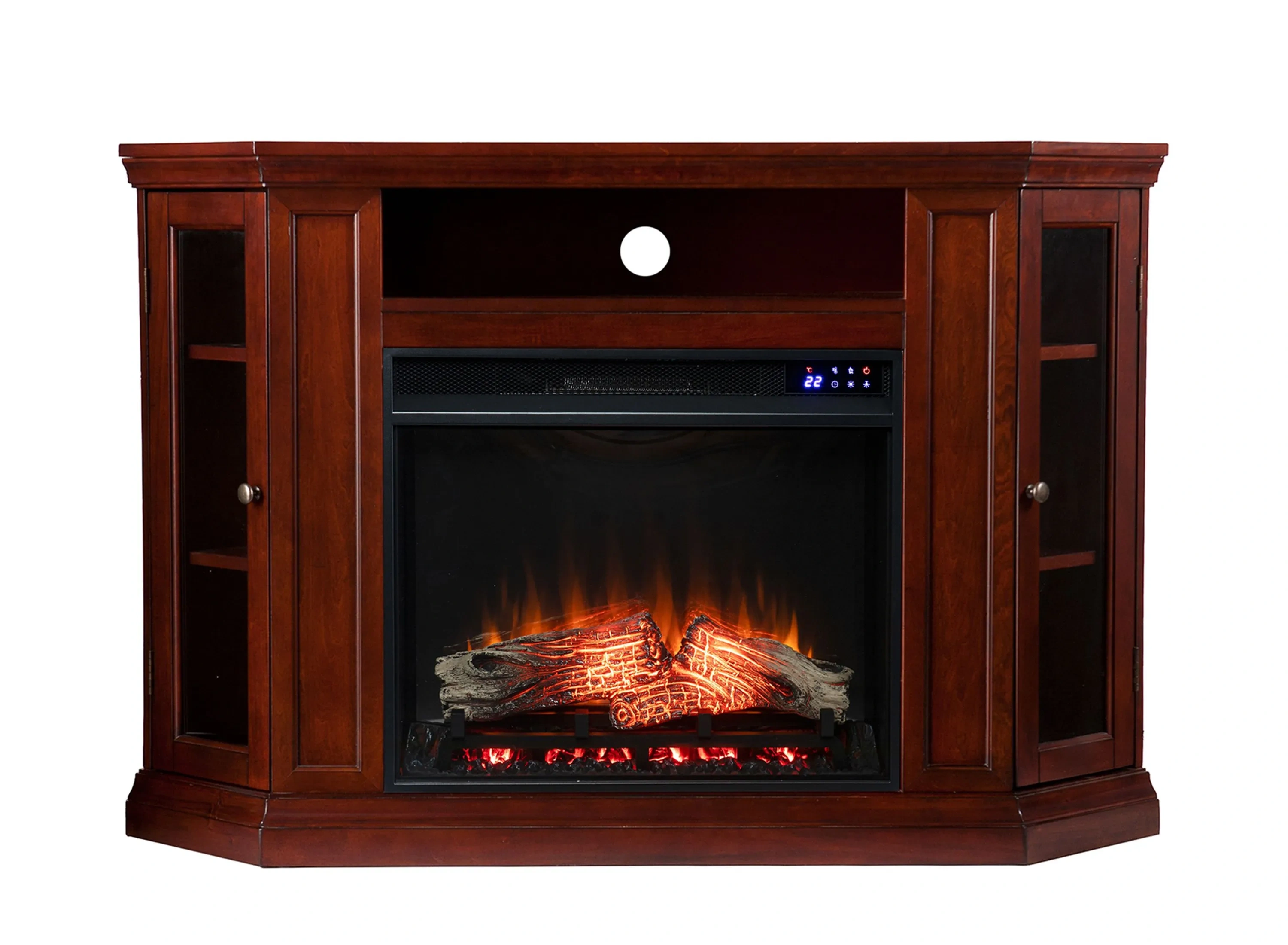 Oldham Touch Screen Media Fireplace | Raymour & Flanigan